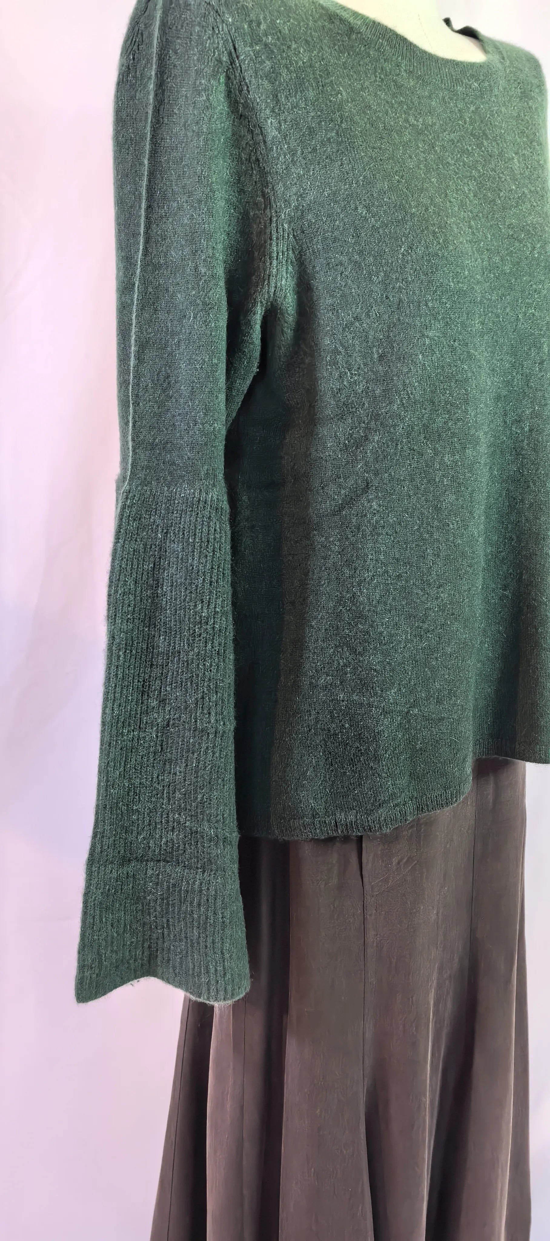 Pulover din casmir cu maneci clopot - Antonio Melani