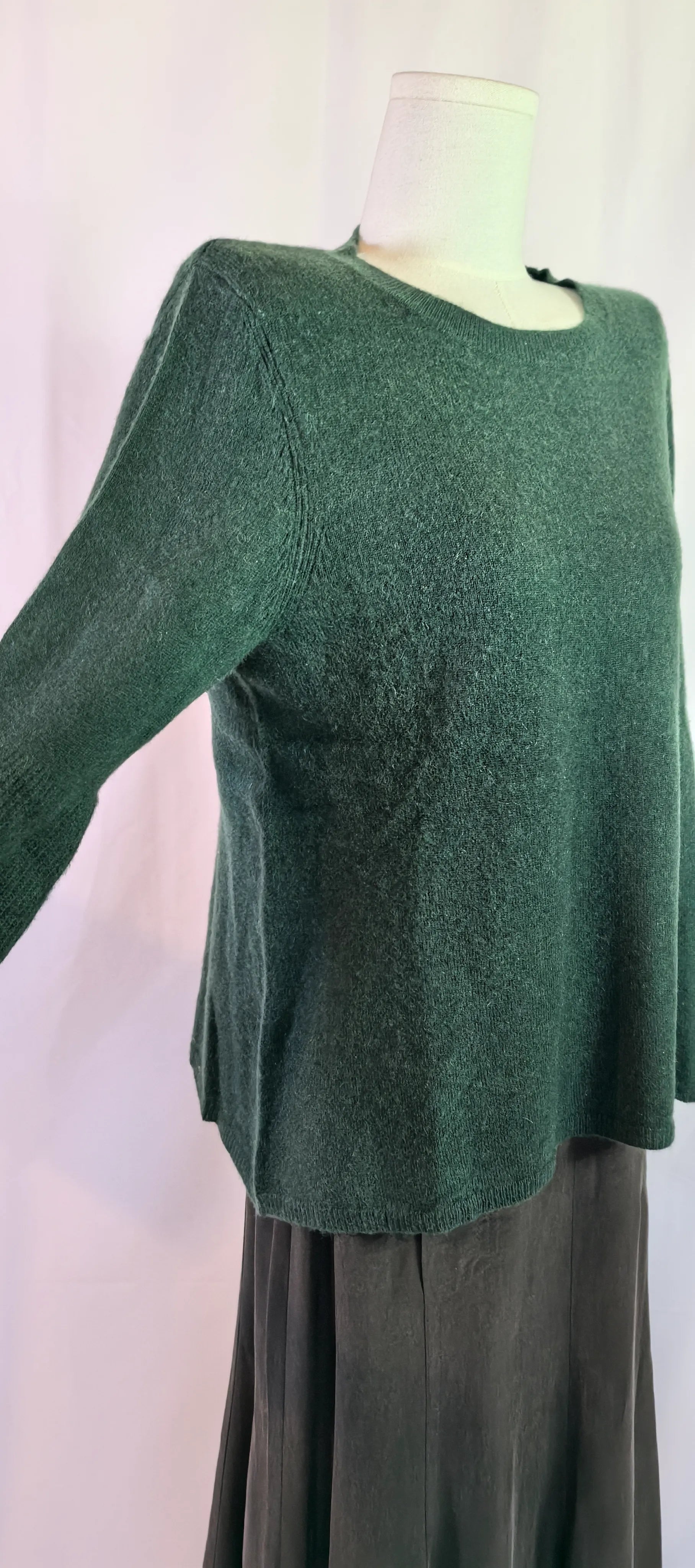 Pulover din casmir cu maneci clopot - Antonio Melani