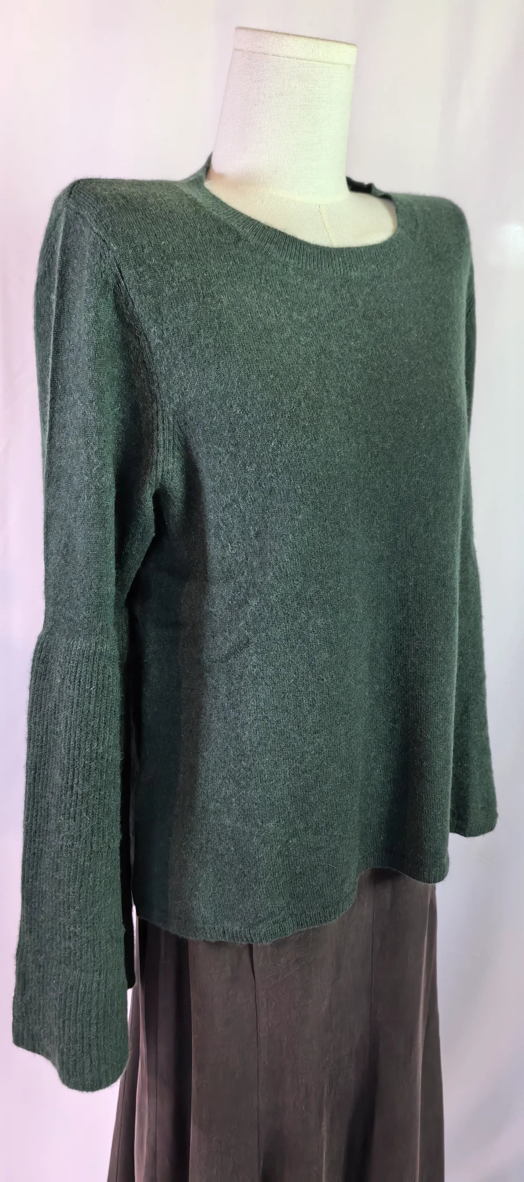 Pulover din casmir cu maneci clopot - Antonio Melani