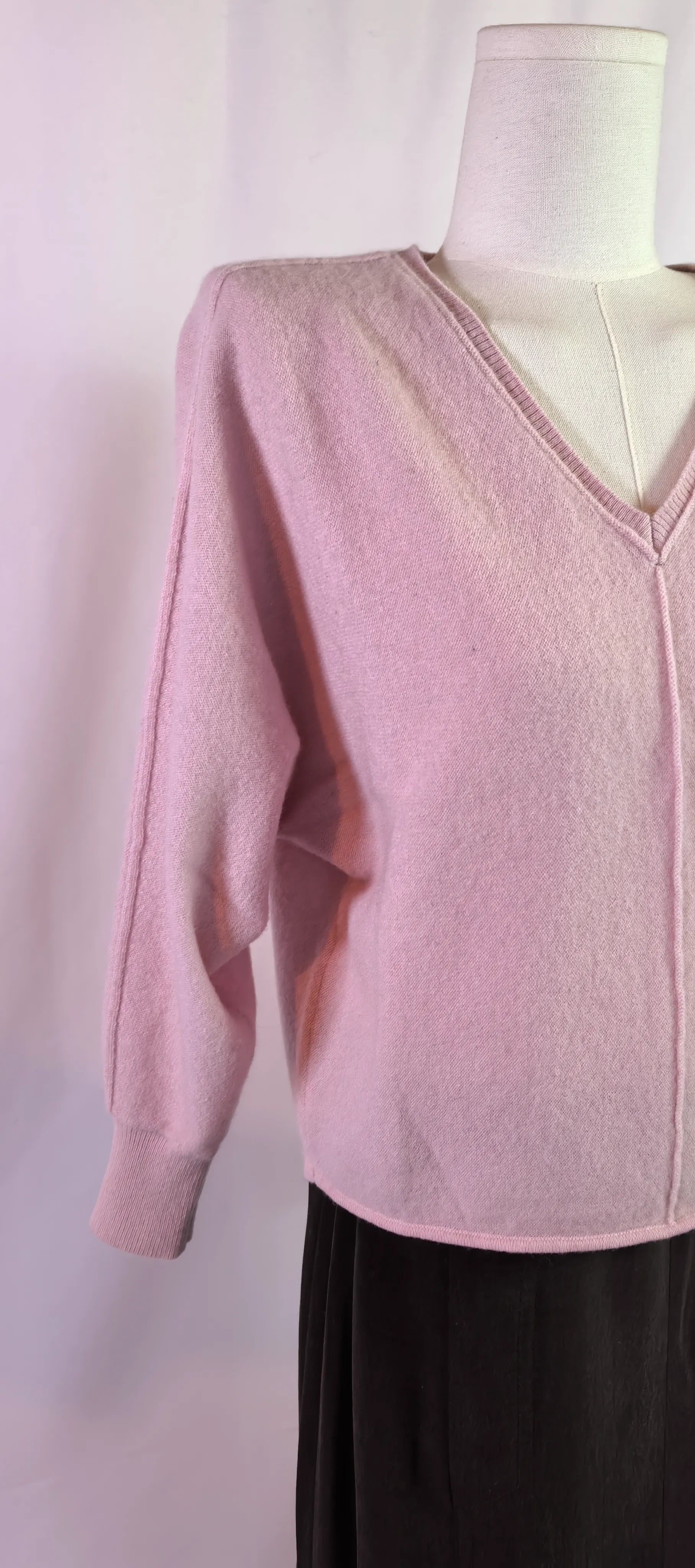 Pulover din casmir cu spatele gol  - Pilcro