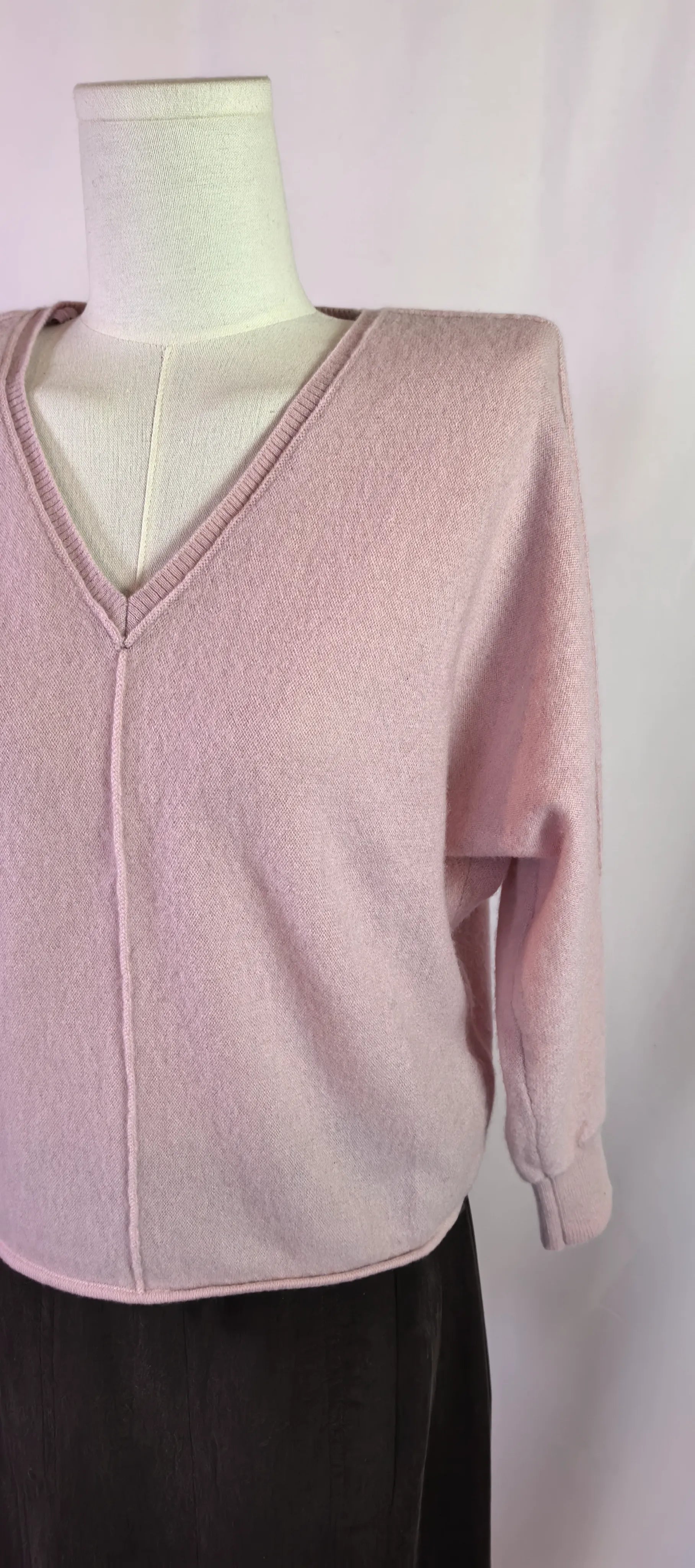 Pulover din casmir cu spatele gol  - Pilcro