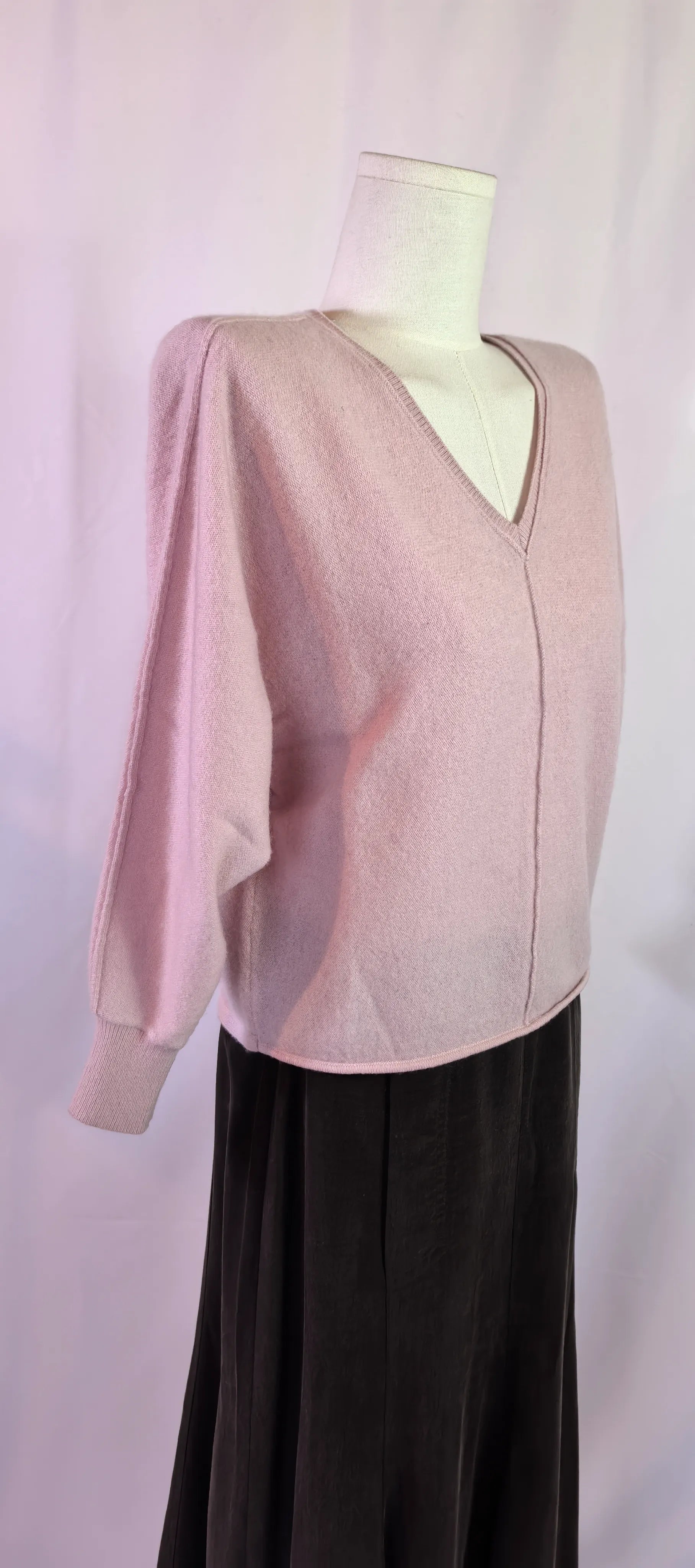 Pulover din casmir cu spatele gol  - Pilcro