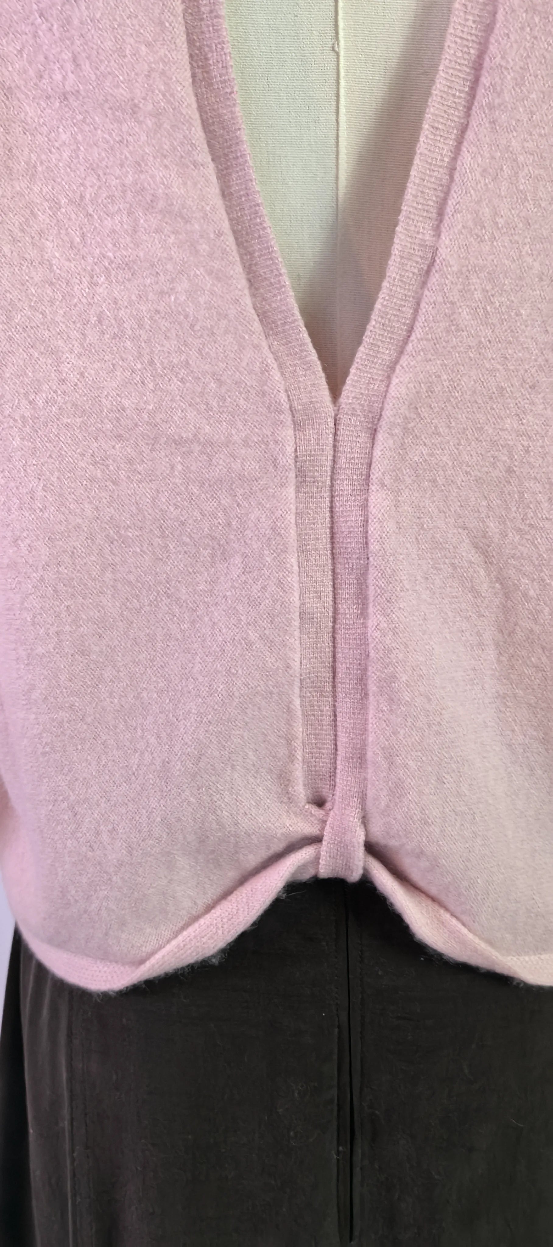 Pulover din casmir cu spatele gol  - Pilcro