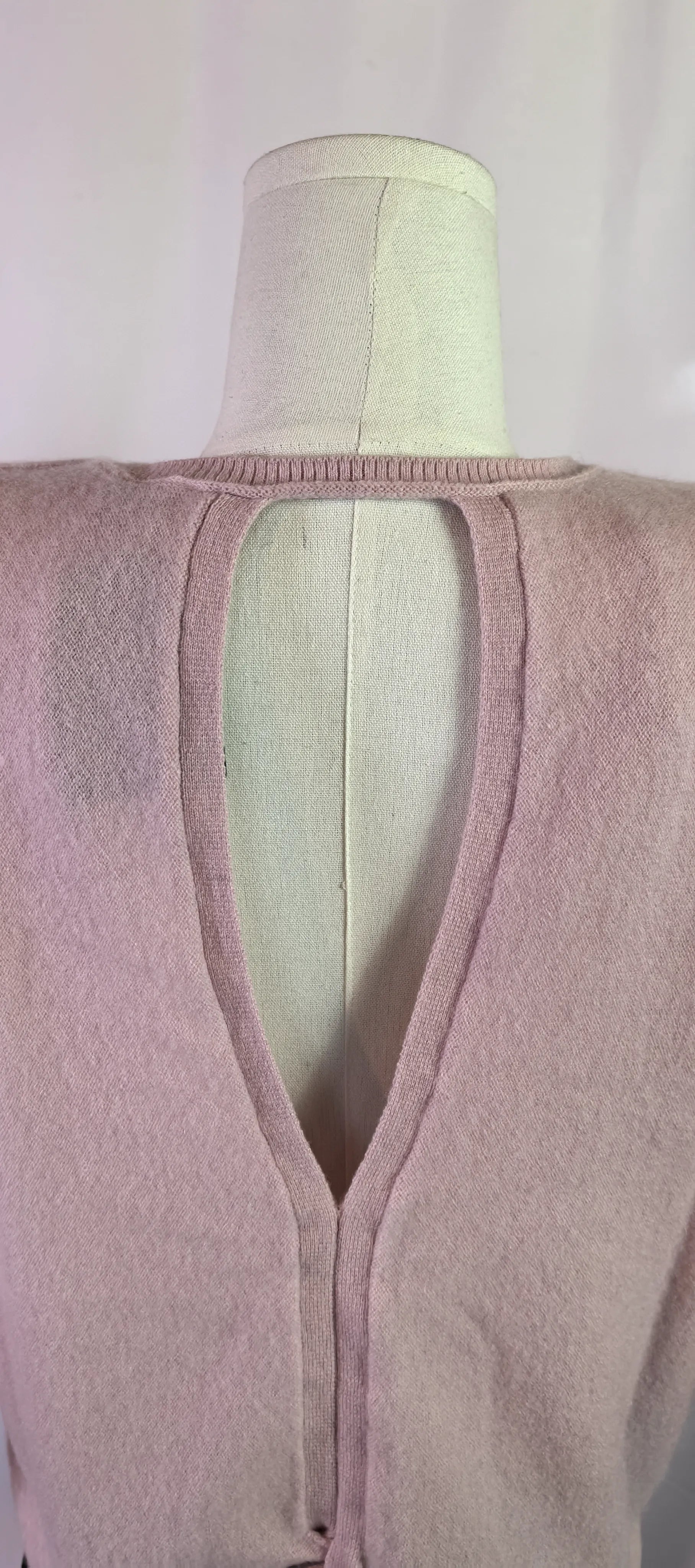 Pulover din casmir cu spatele gol  - Pilcro