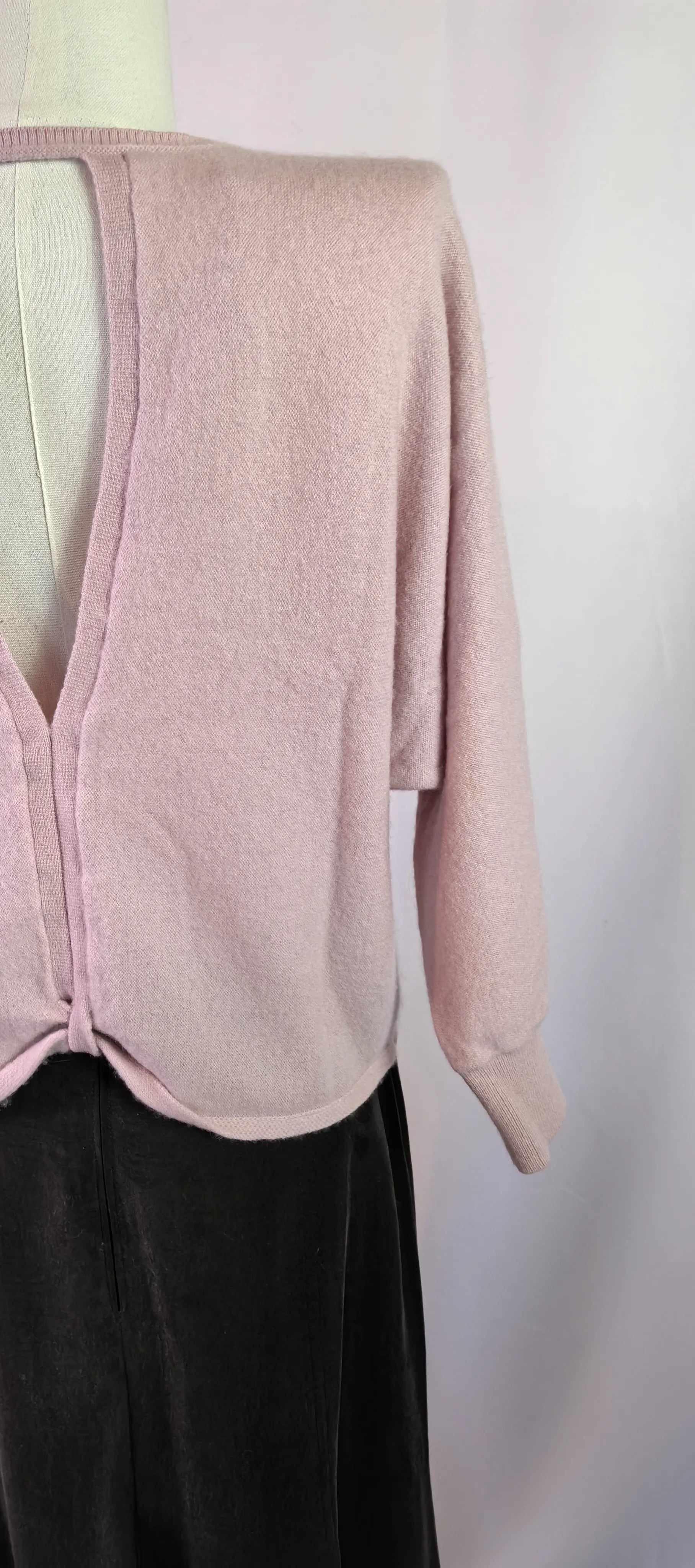 Pulover din casmir cu spatele gol  - Pilcro