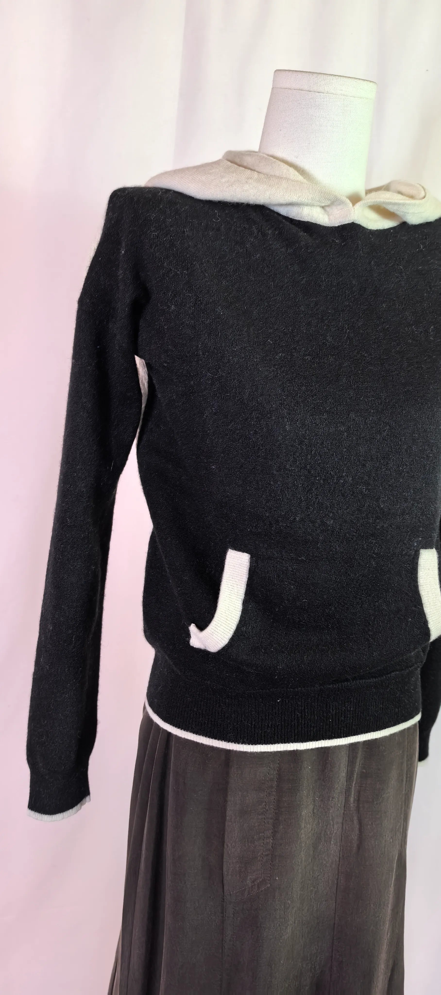 Hanorac din casmir cu torsade - Neiman Marcus