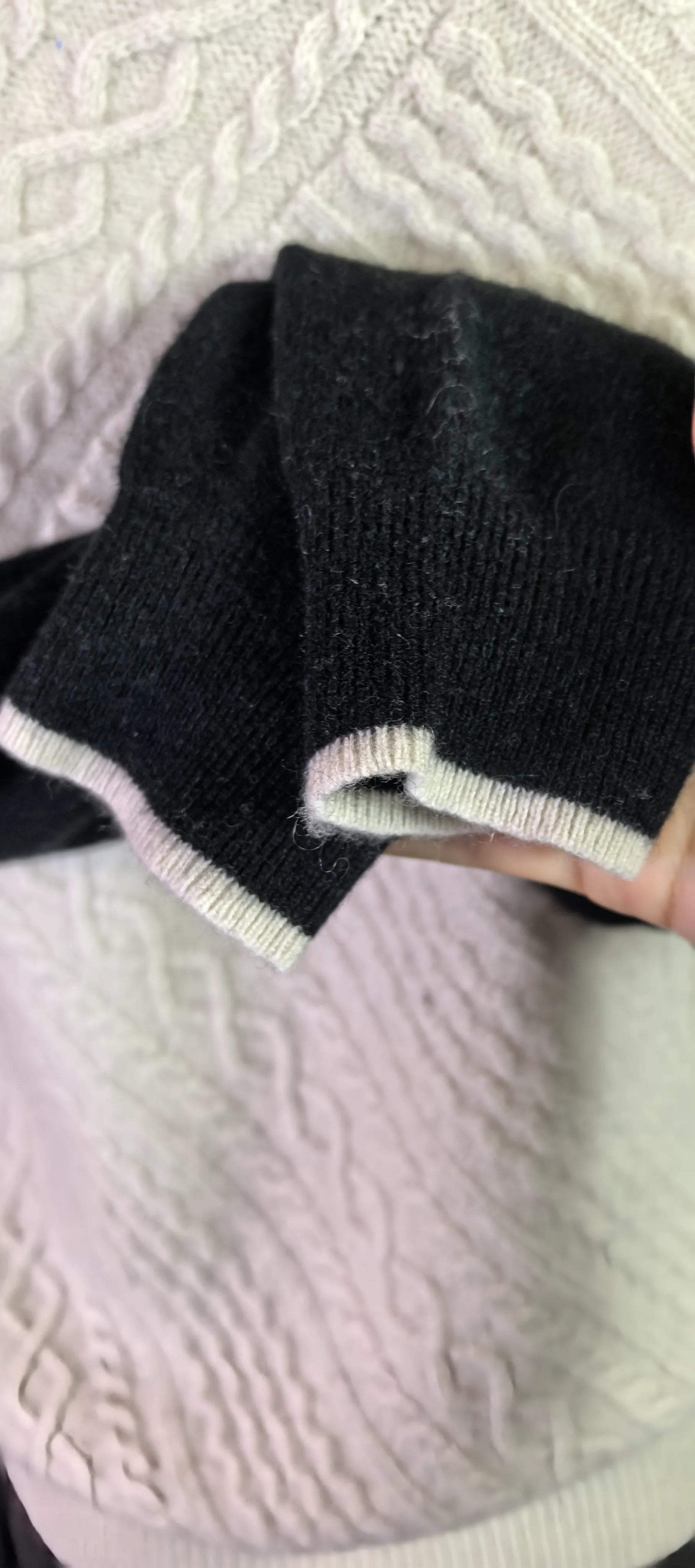 Hanorac din casmir cu torsade - Neiman Marcus