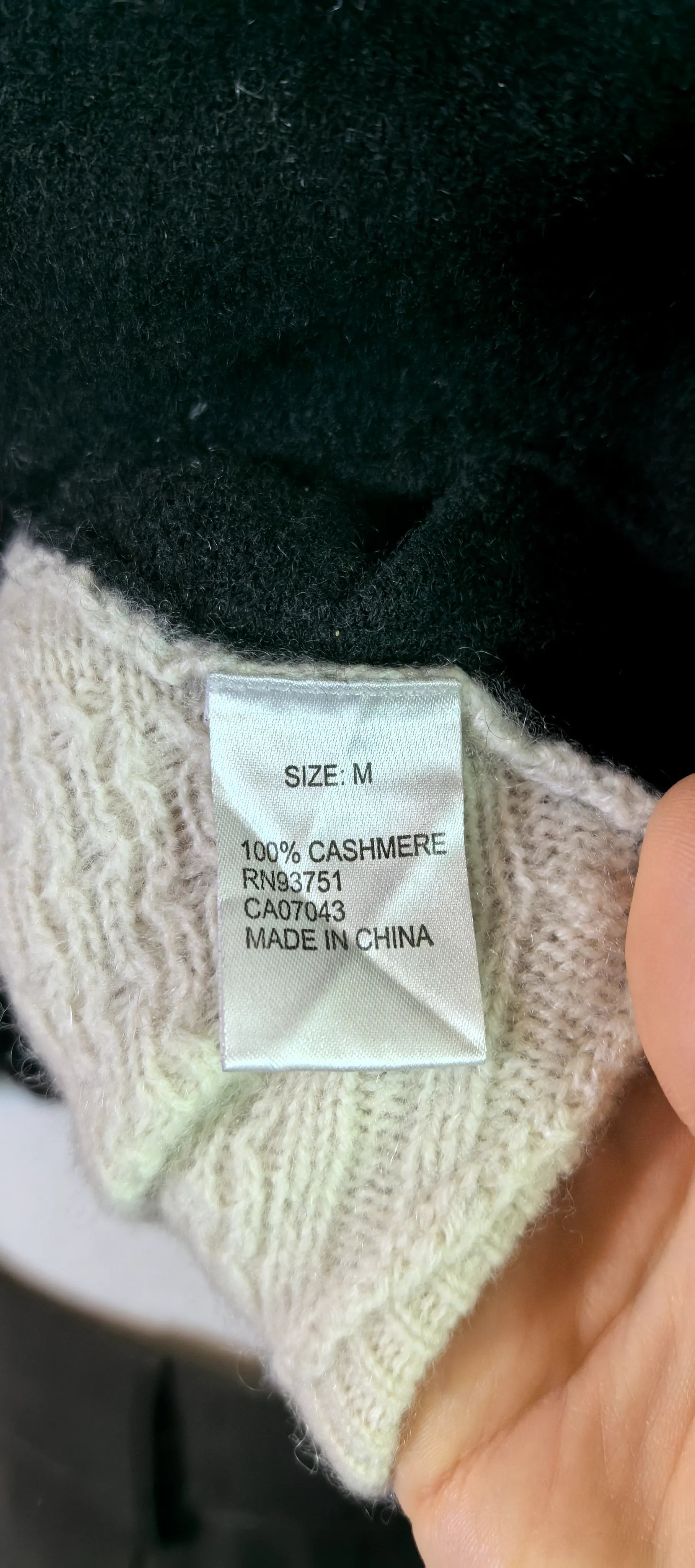 Hanorac din casmir cu torsade - Neiman Marcus