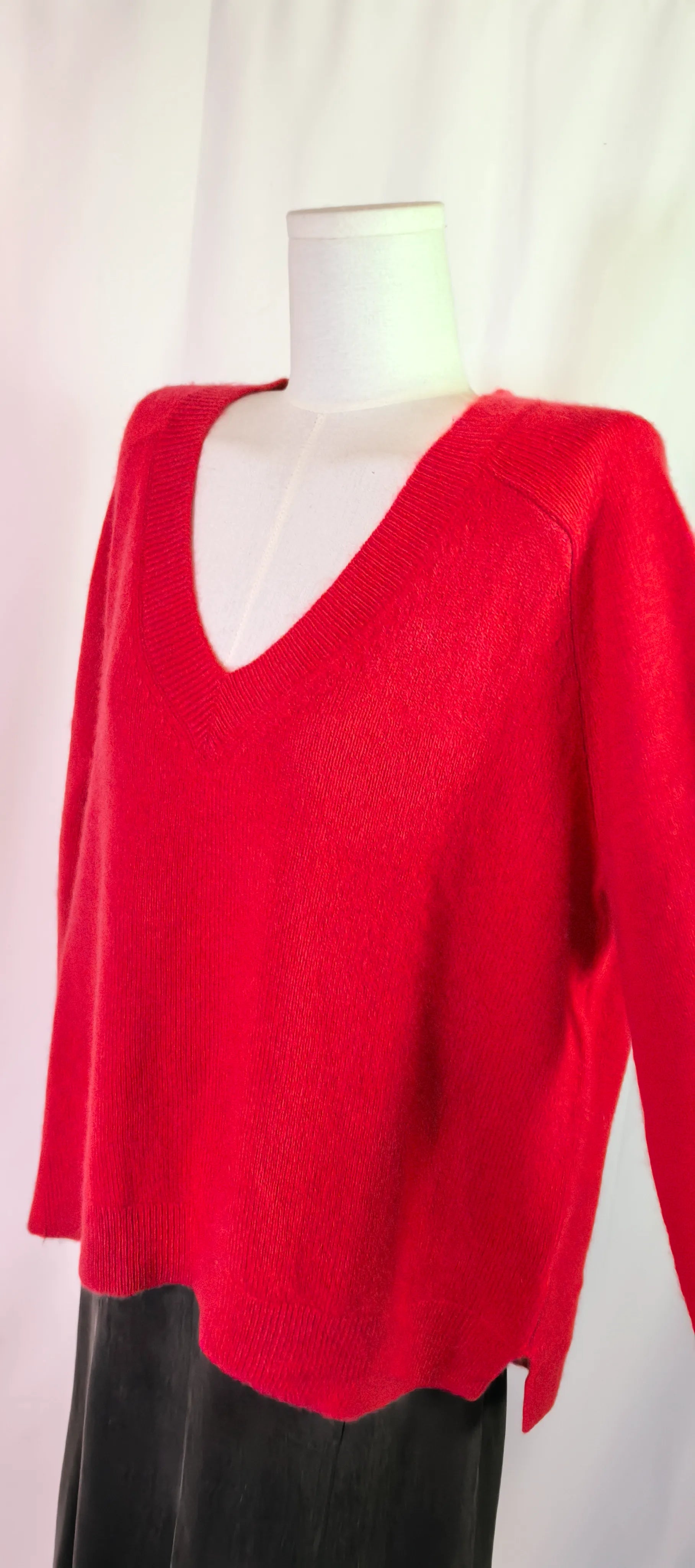 Pulover oversized din casmir - Bilmore