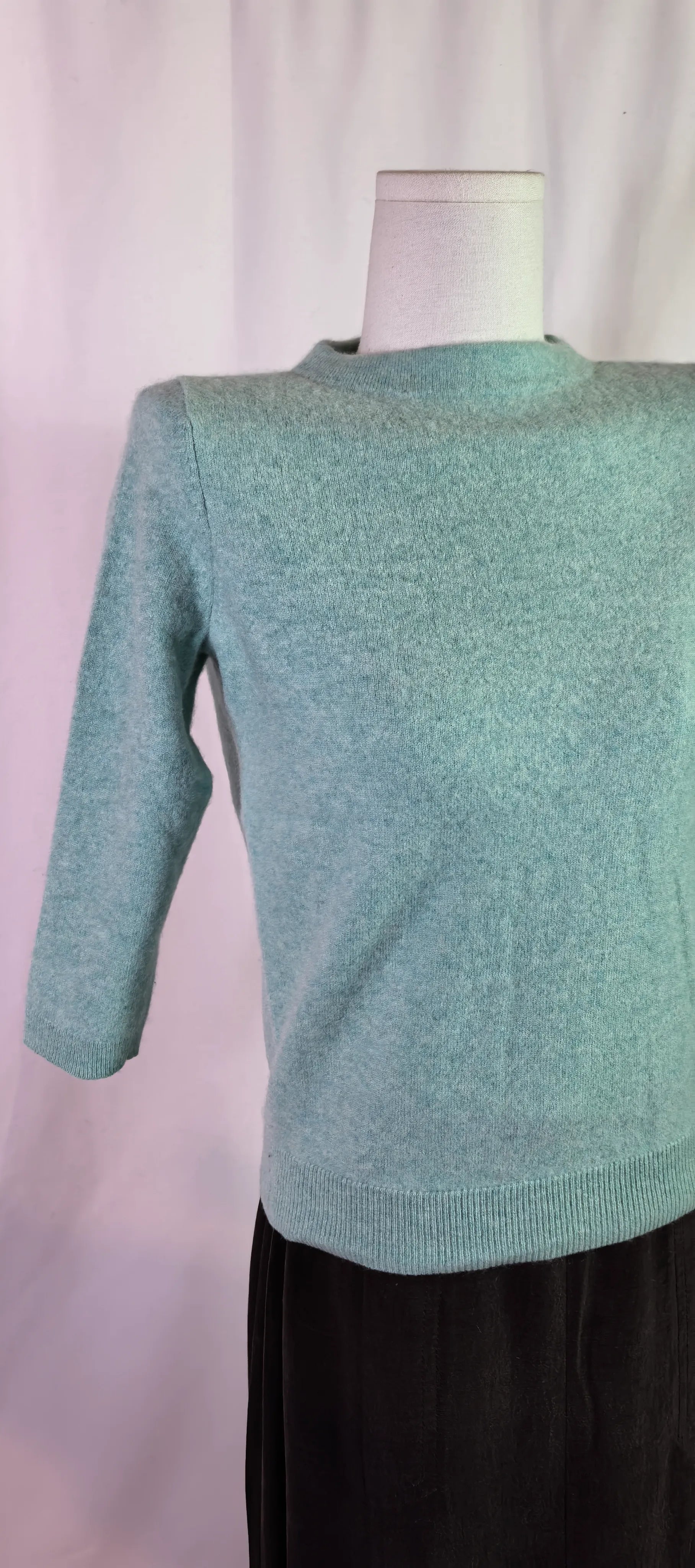 Pulover din casmir cu maneci 3/4 - Talbots