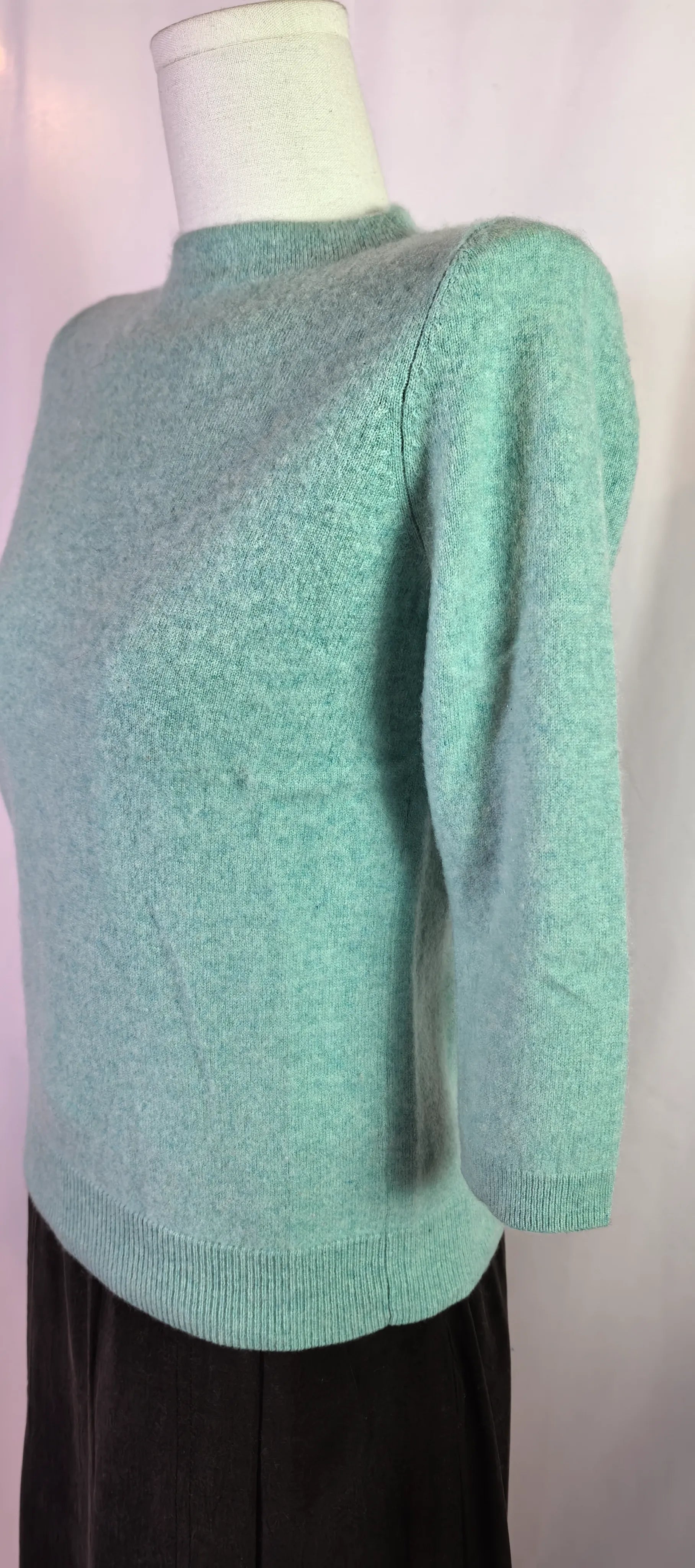 Pulover din casmir cu maneci 3/4 - Talbots