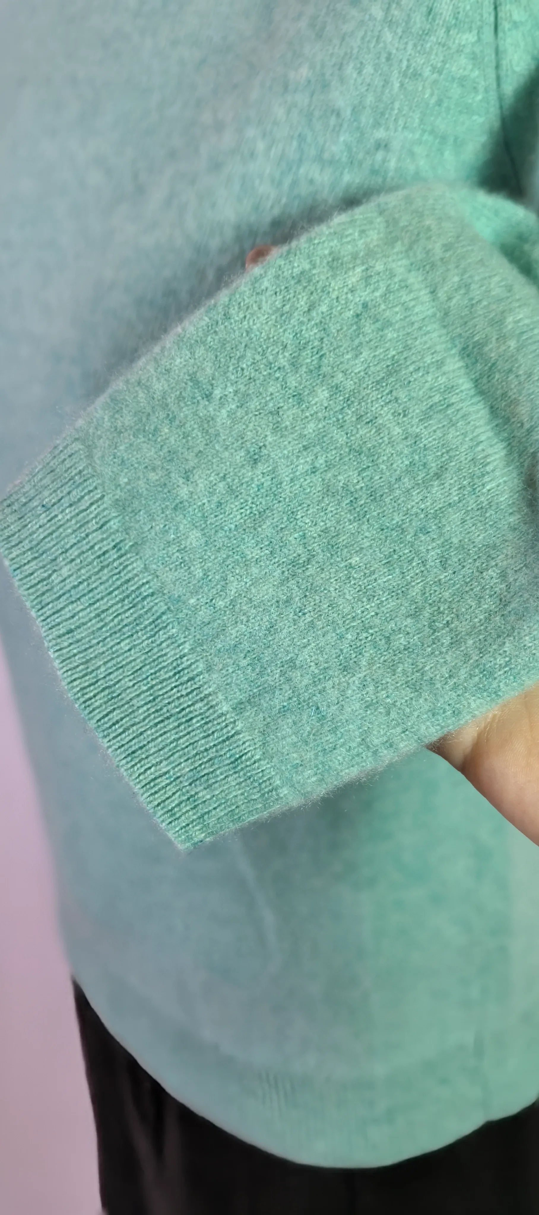 Pulover din casmir cu maneci 3/4 - Talbots