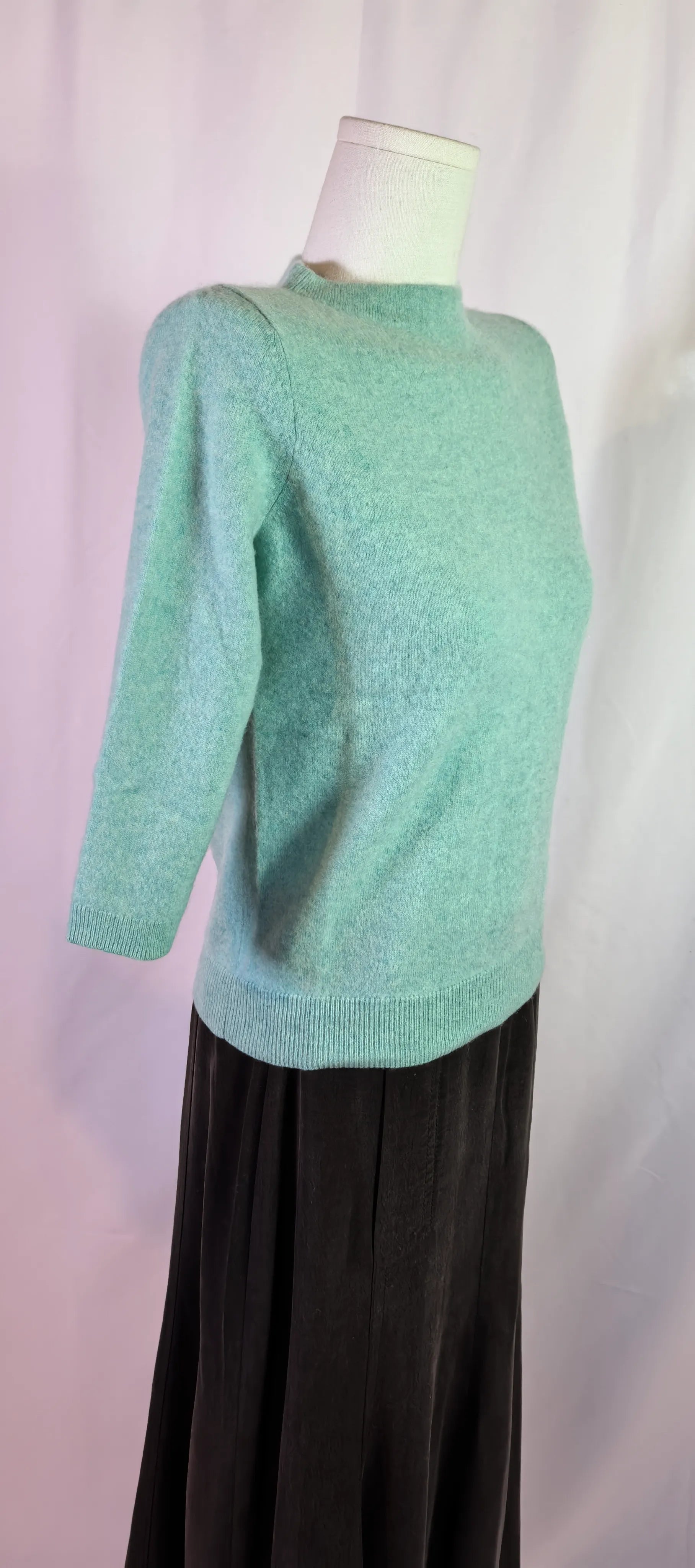 Pulover din casmir cu maneci 3/4 - Talbots