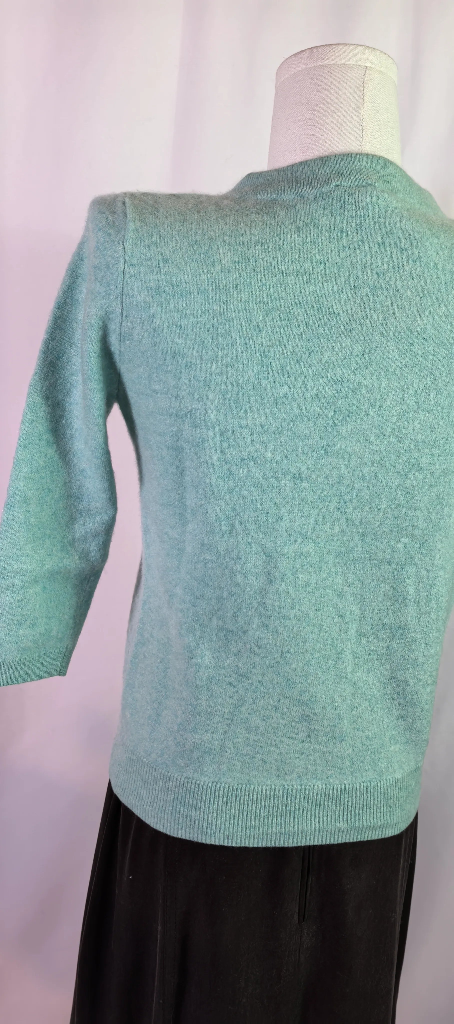 Pulover din casmir cu maneci 3/4 - Talbots