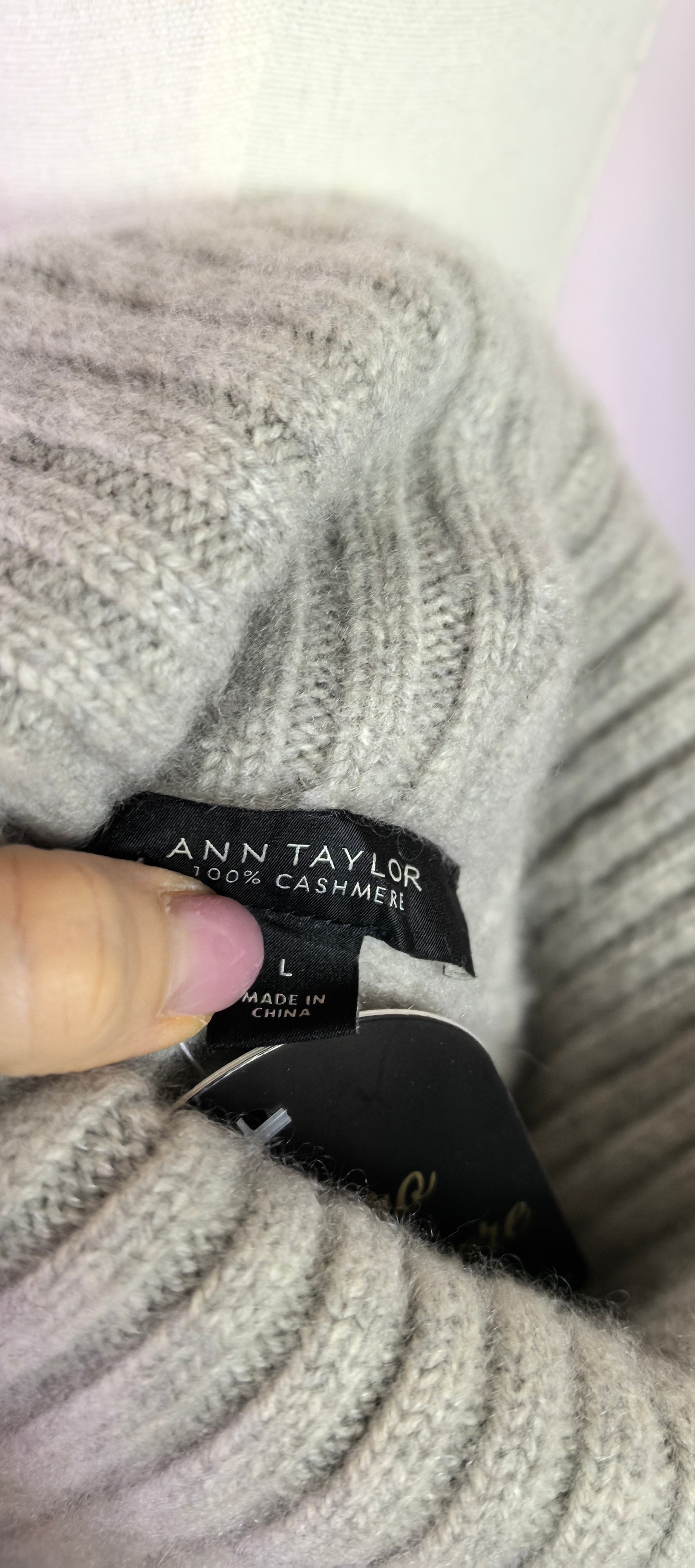 Pulover gros, cu guler supradimensionat - Ann Taylor
