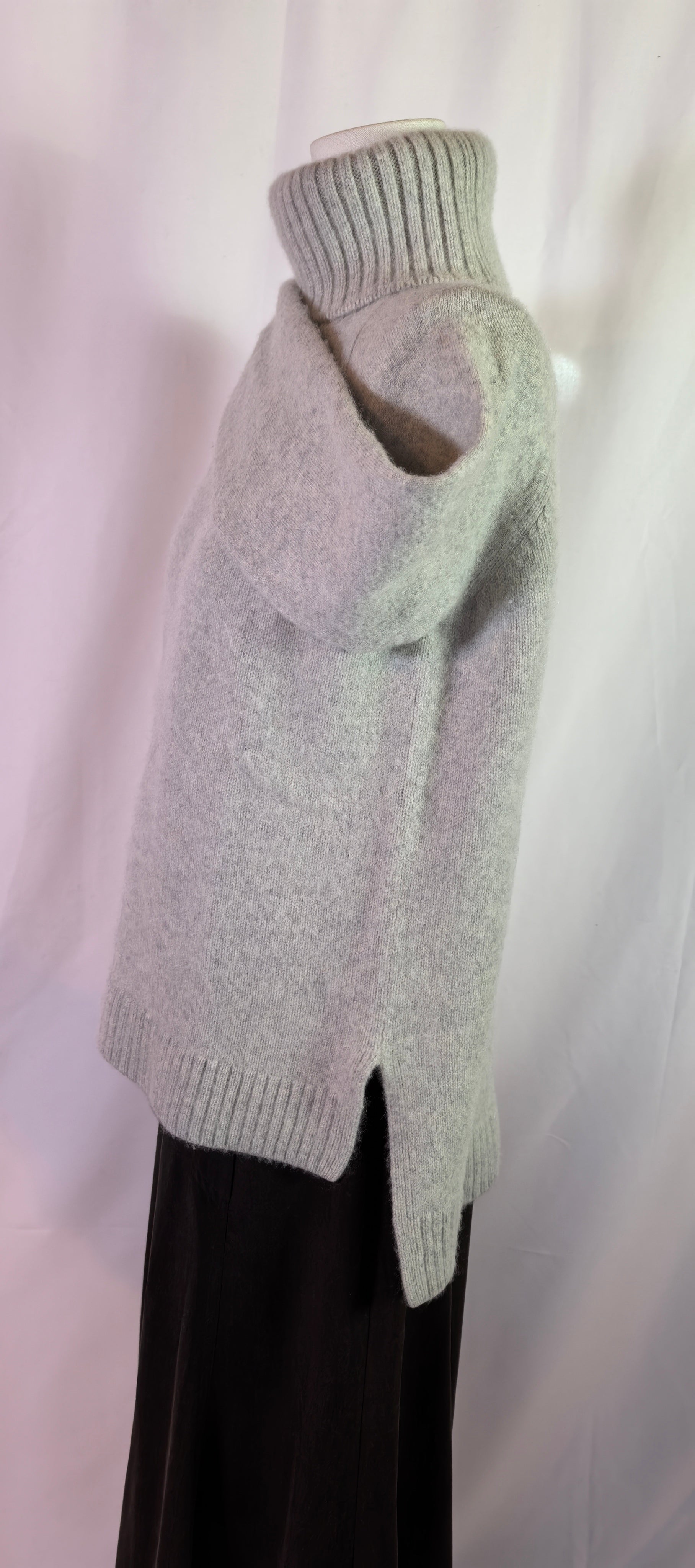 Pulover gros, cu guler supradimensionat - Ann Taylor