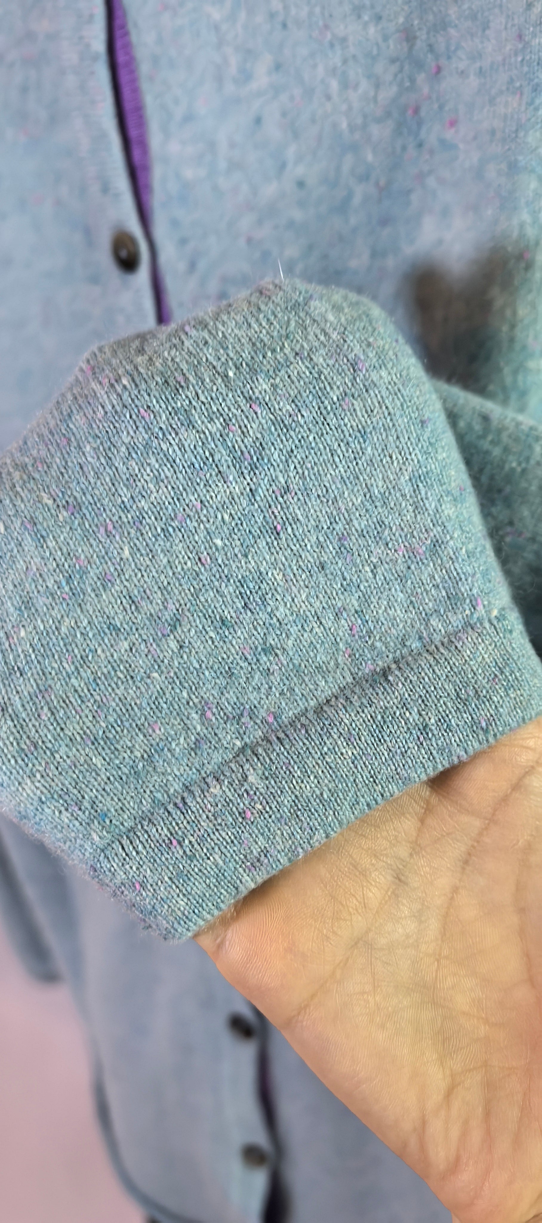 Pulover  din casmir cu nasturi la spate - Boden