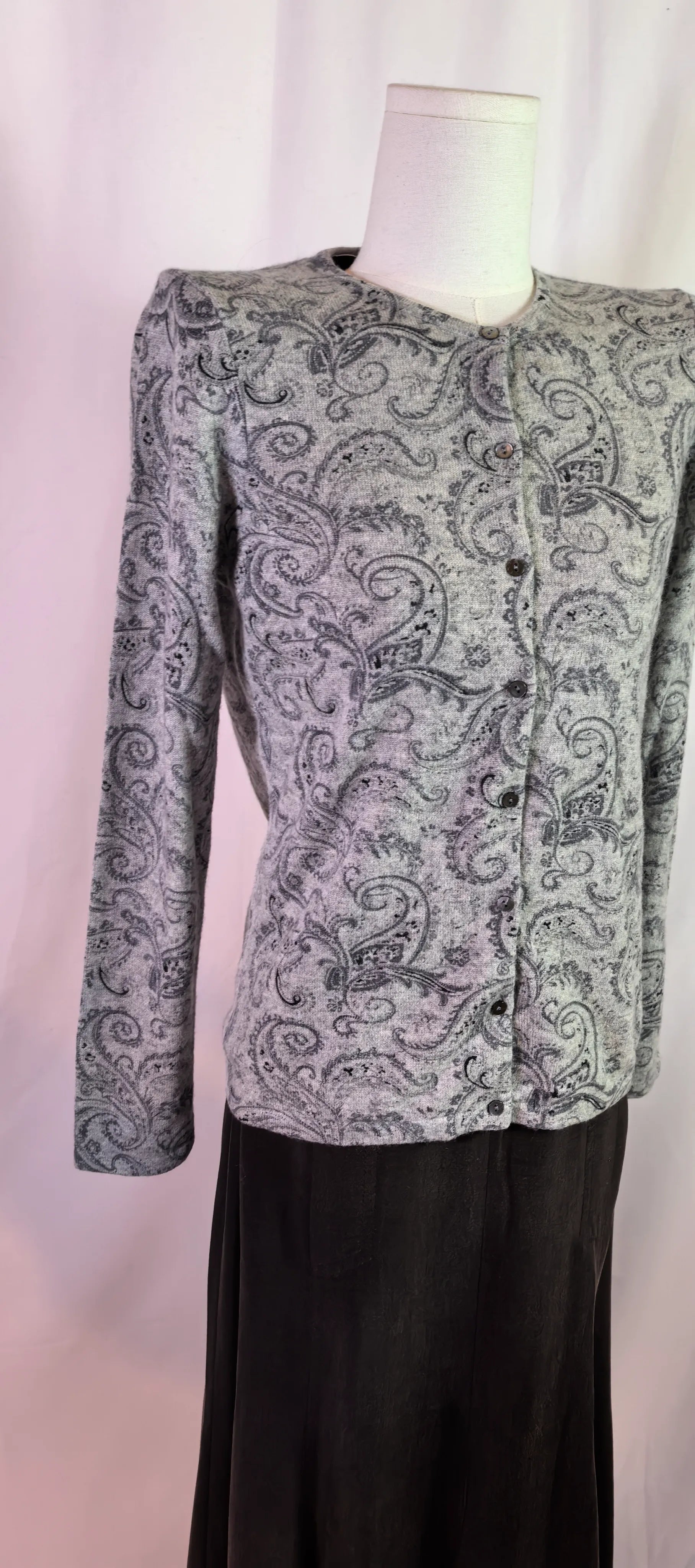 Pulover din casmir cu nasturi - Charter Club