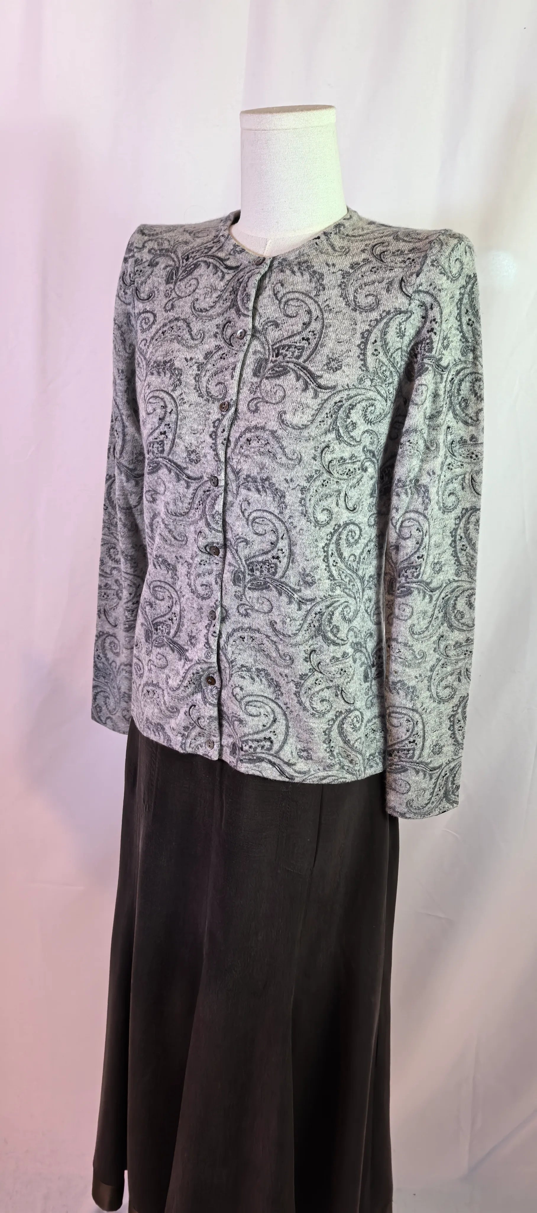 Pulover din casmir cu nasturi - Charter Club