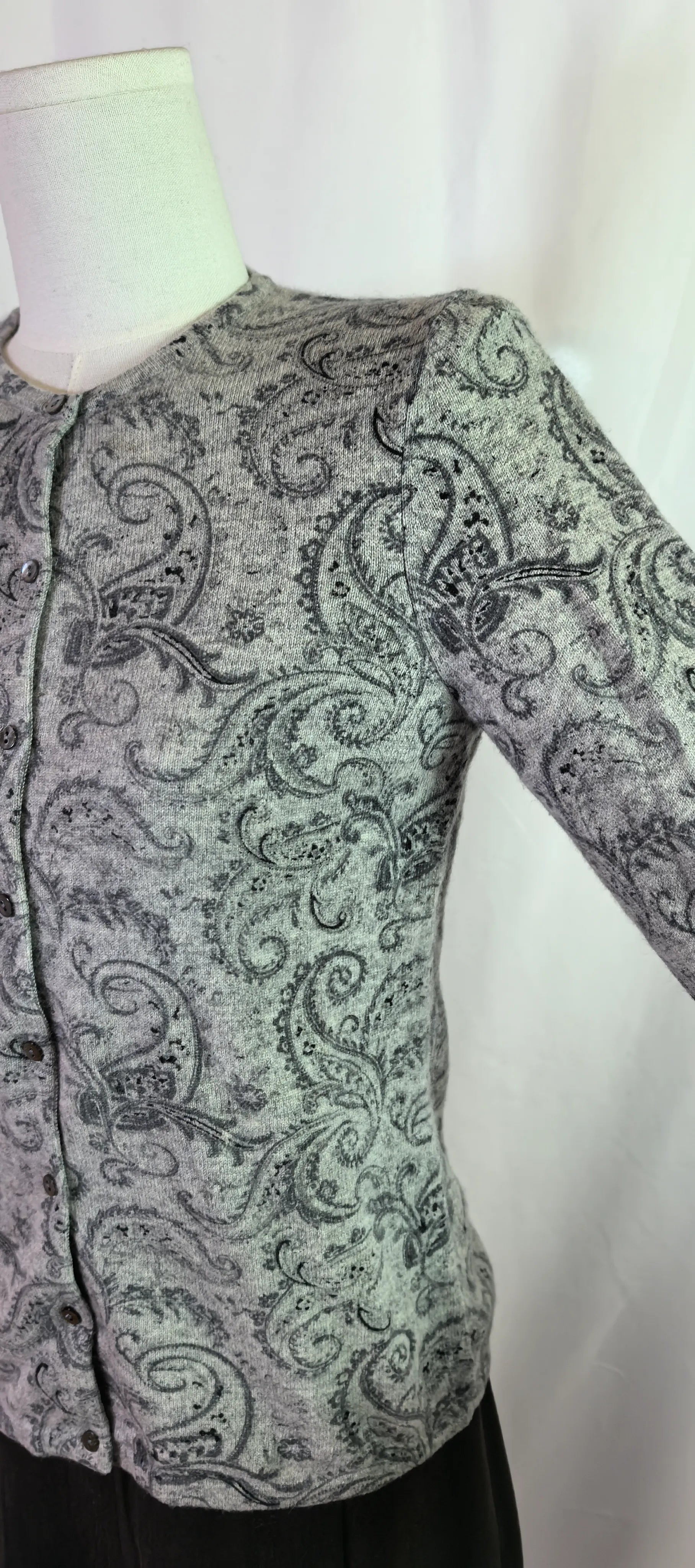 Pulover din casmir cu nasturi - Charter Club