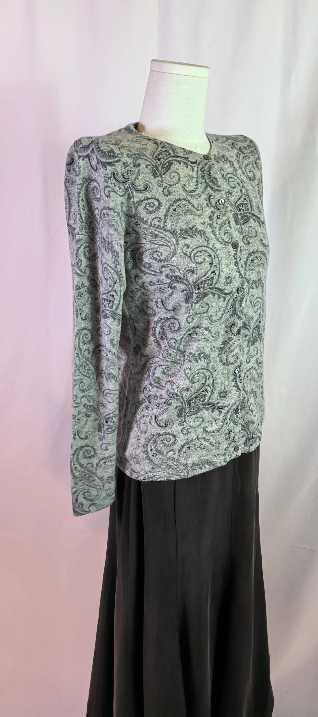 Pulover din casmir cu nasturi - Charter Club