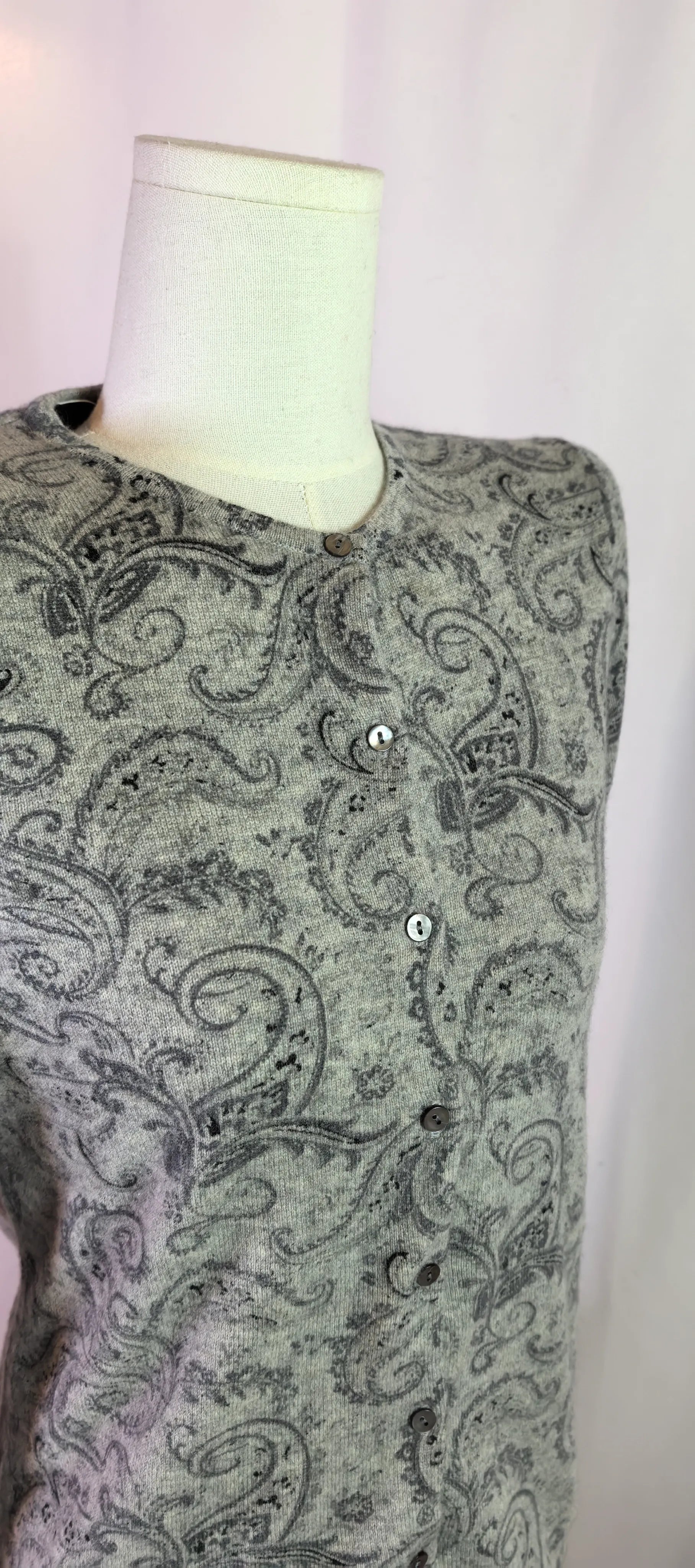 Pulover din casmir cu nasturi - Charter Club