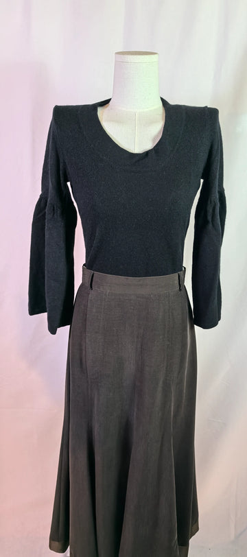 Pulover din casmir cu maneci clopot - U-knit