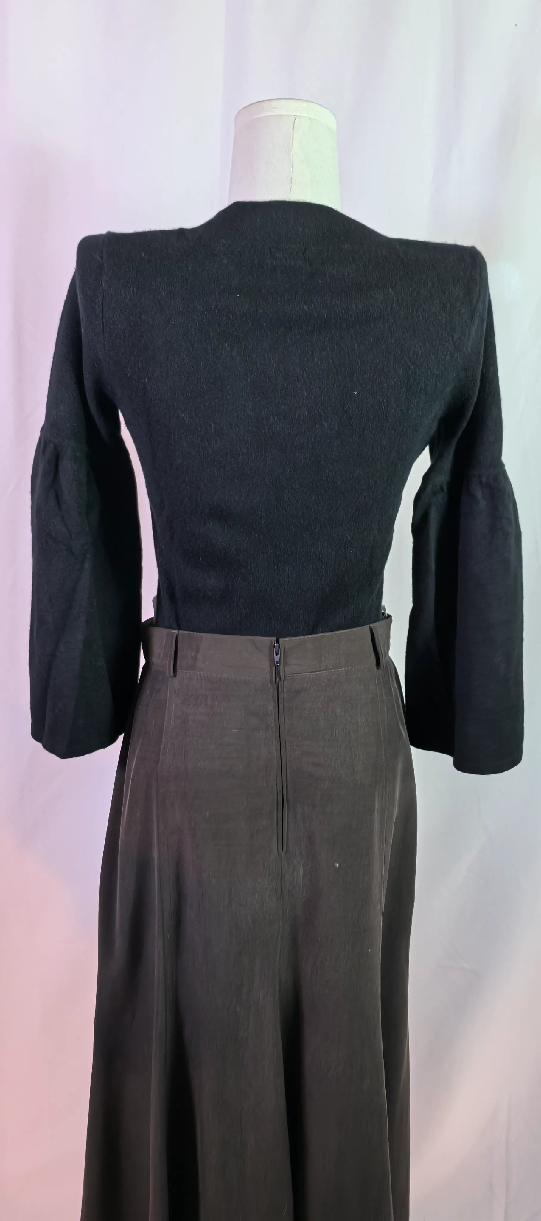 Pulover din casmir cu maneci clopot - U-knit