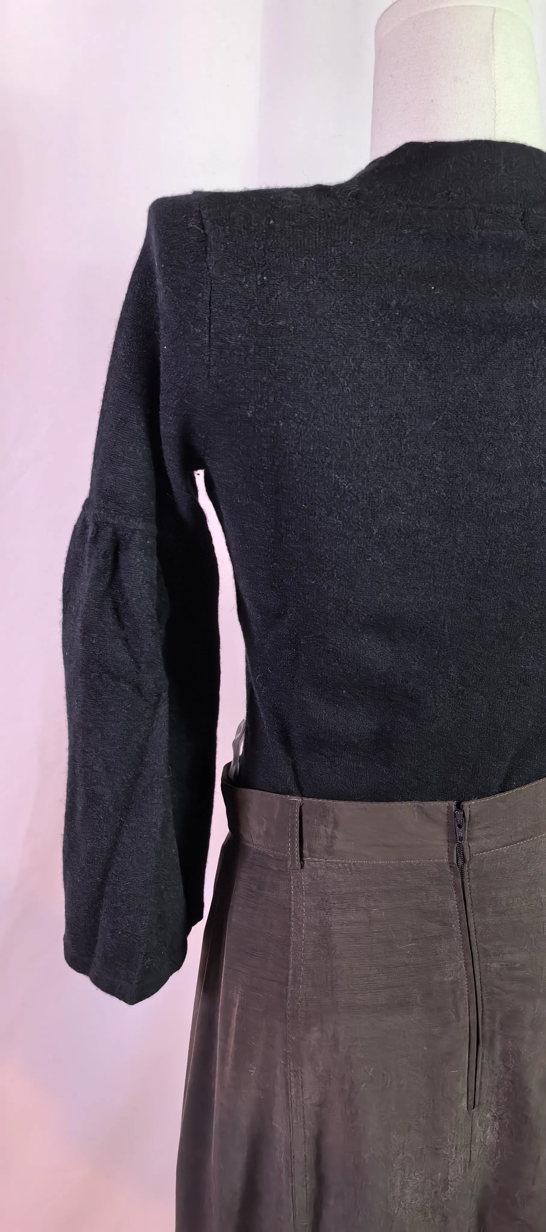 Pulover din casmir cu maneci clopot - U-knit