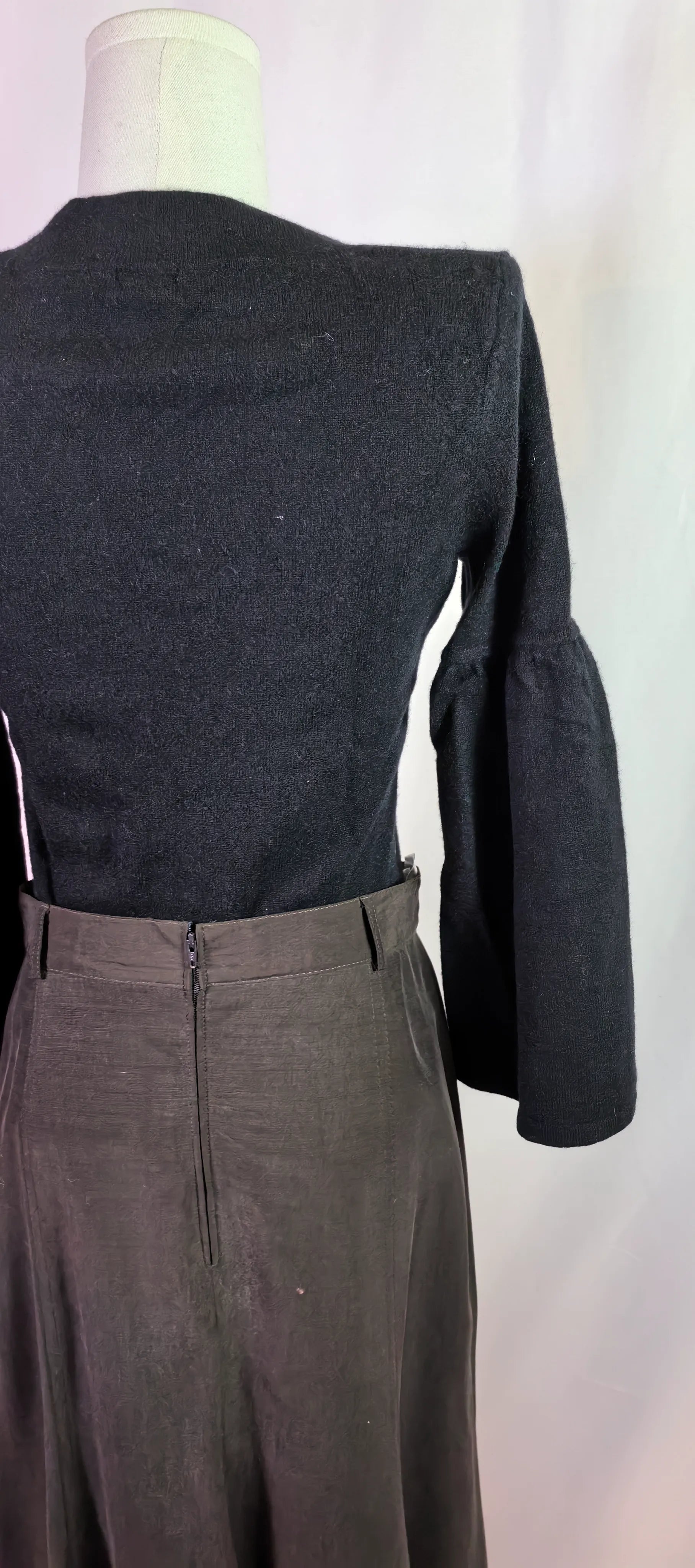 Pulover din casmir cu maneci clopot - U-knit