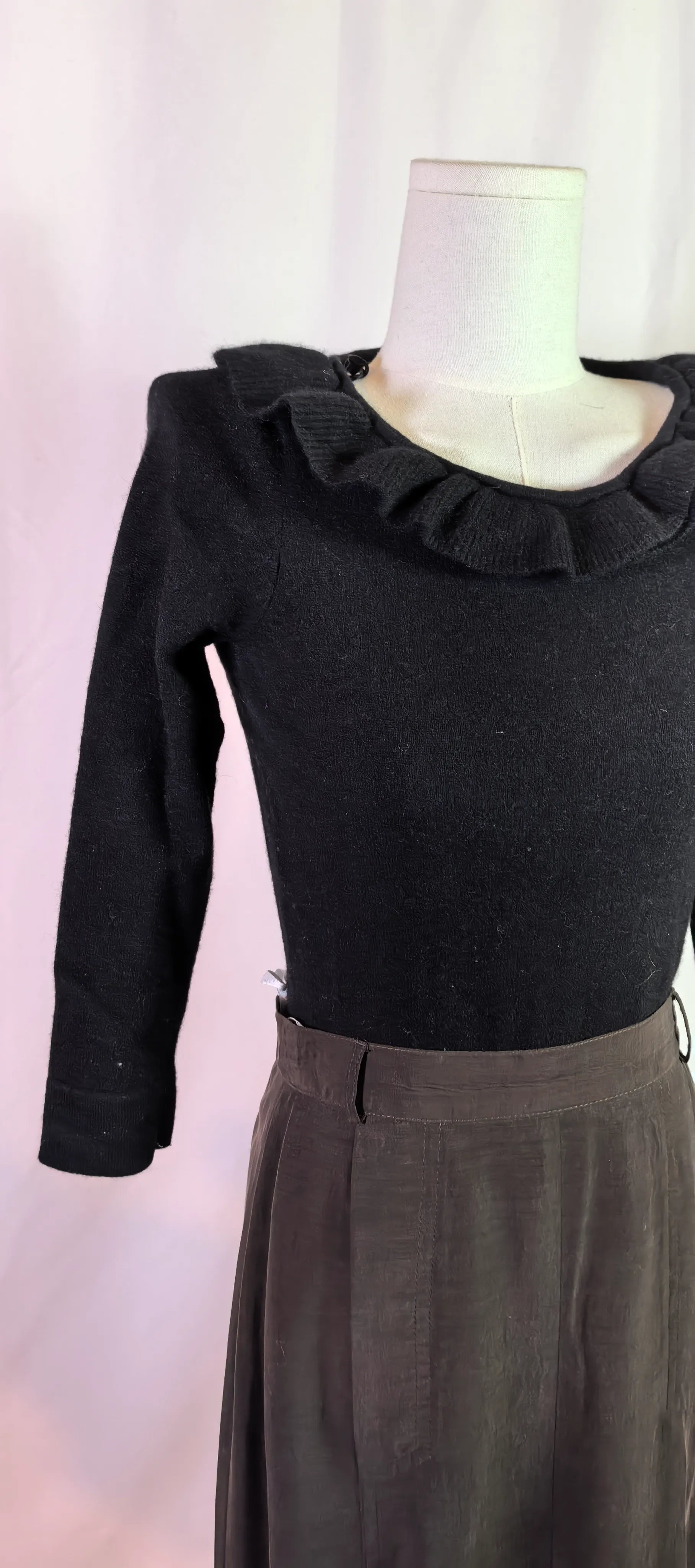 Pulover din casmir cu detaliu la gat - Saks Fifth Avenue