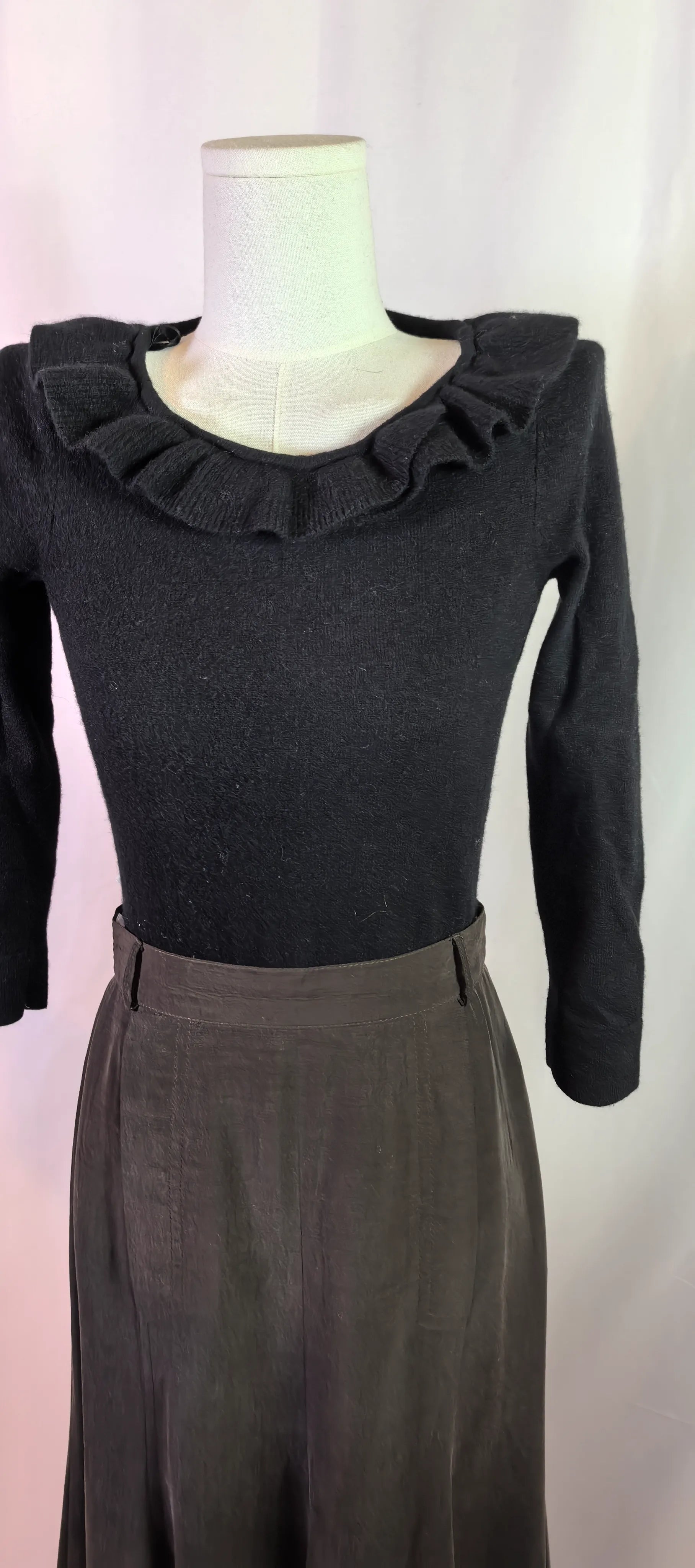 Pulover din casmir cu detaliu la gat - Saks Fifth Avenue