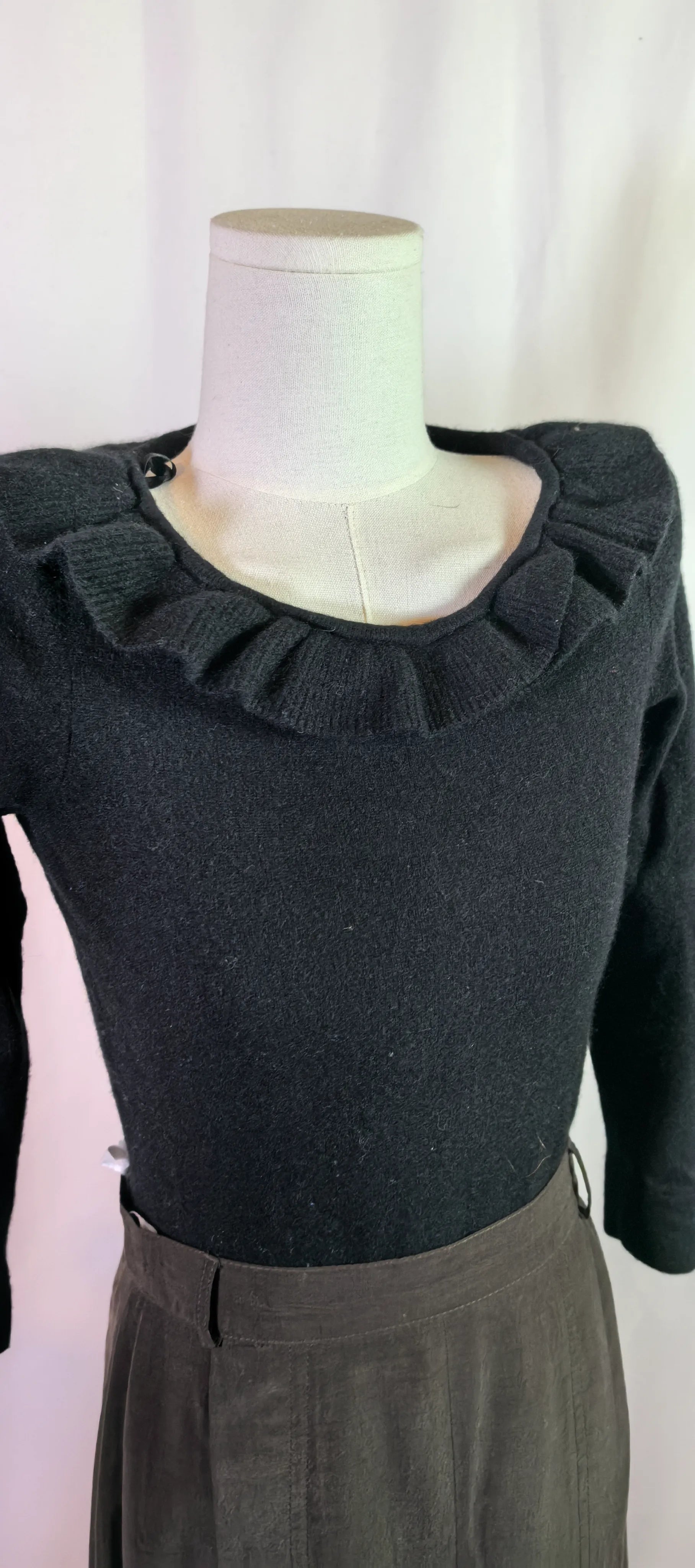 Pulover din casmir cu detaliu la gat - Saks Fifth Avenue