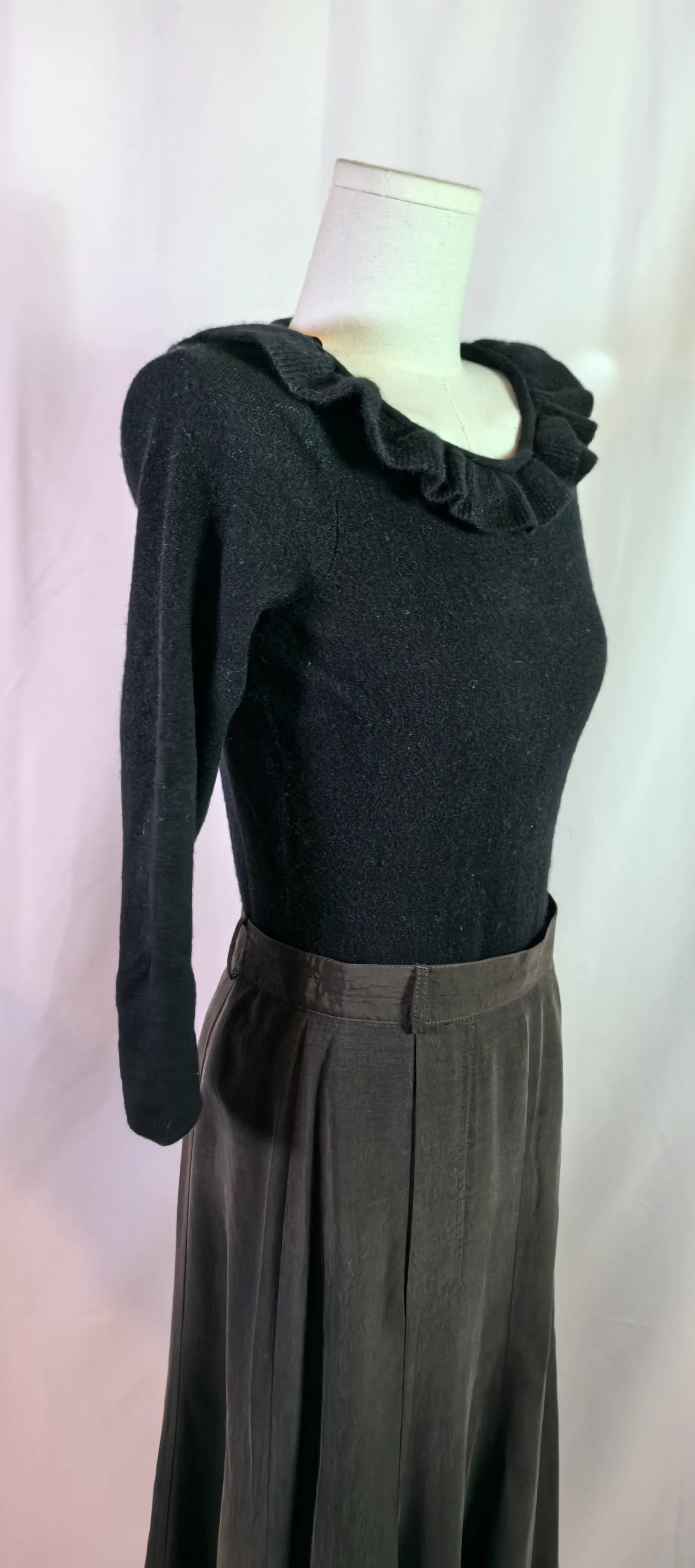 Pulover din casmir cu detaliu la gat - Saks Fifth Avenue