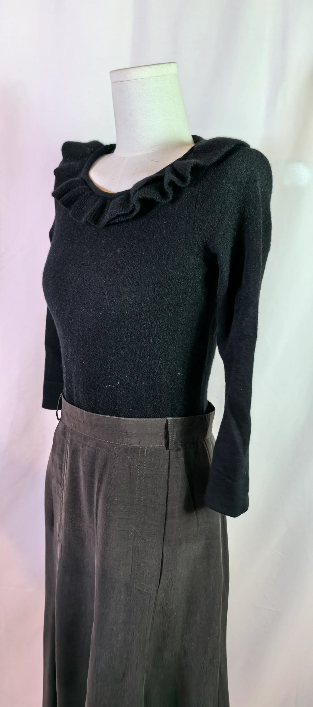 Pulover din casmir cu detaliu la gat - Saks Fifth Avenue