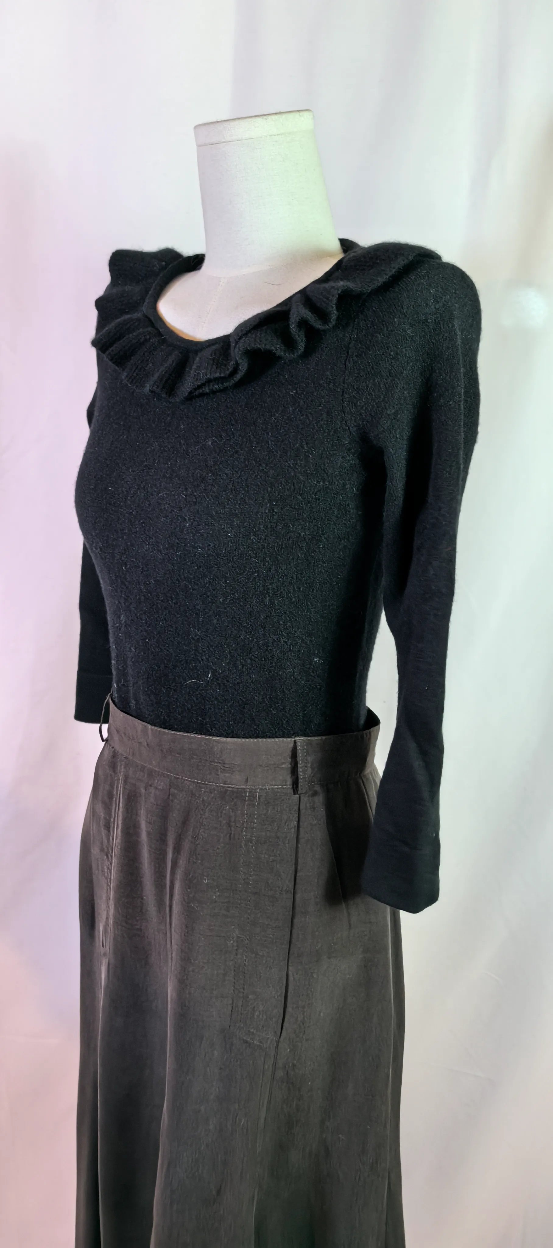 Pulover din casmir cu detaliu la gat - Saks Fifth Avenue