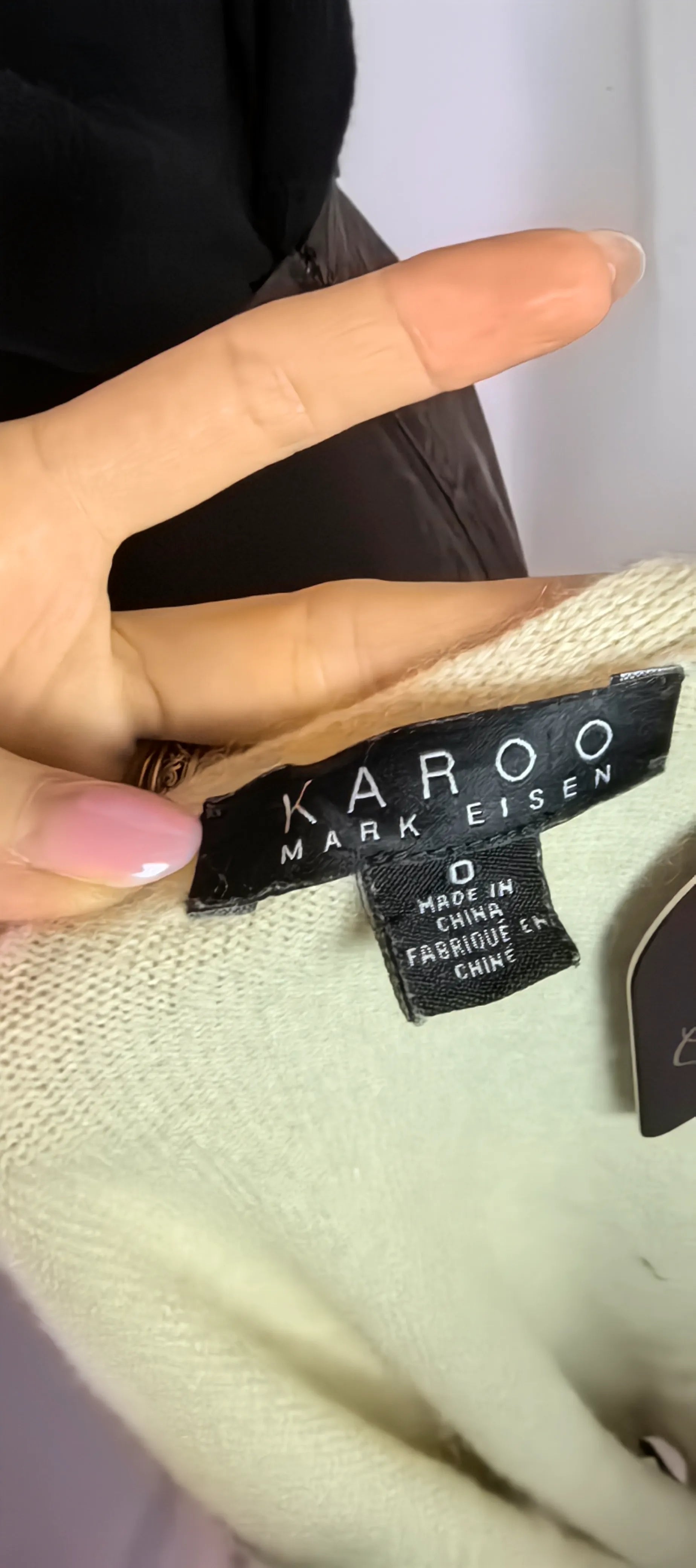 Vesta lunga din casmir - Karoo Mark Eisen