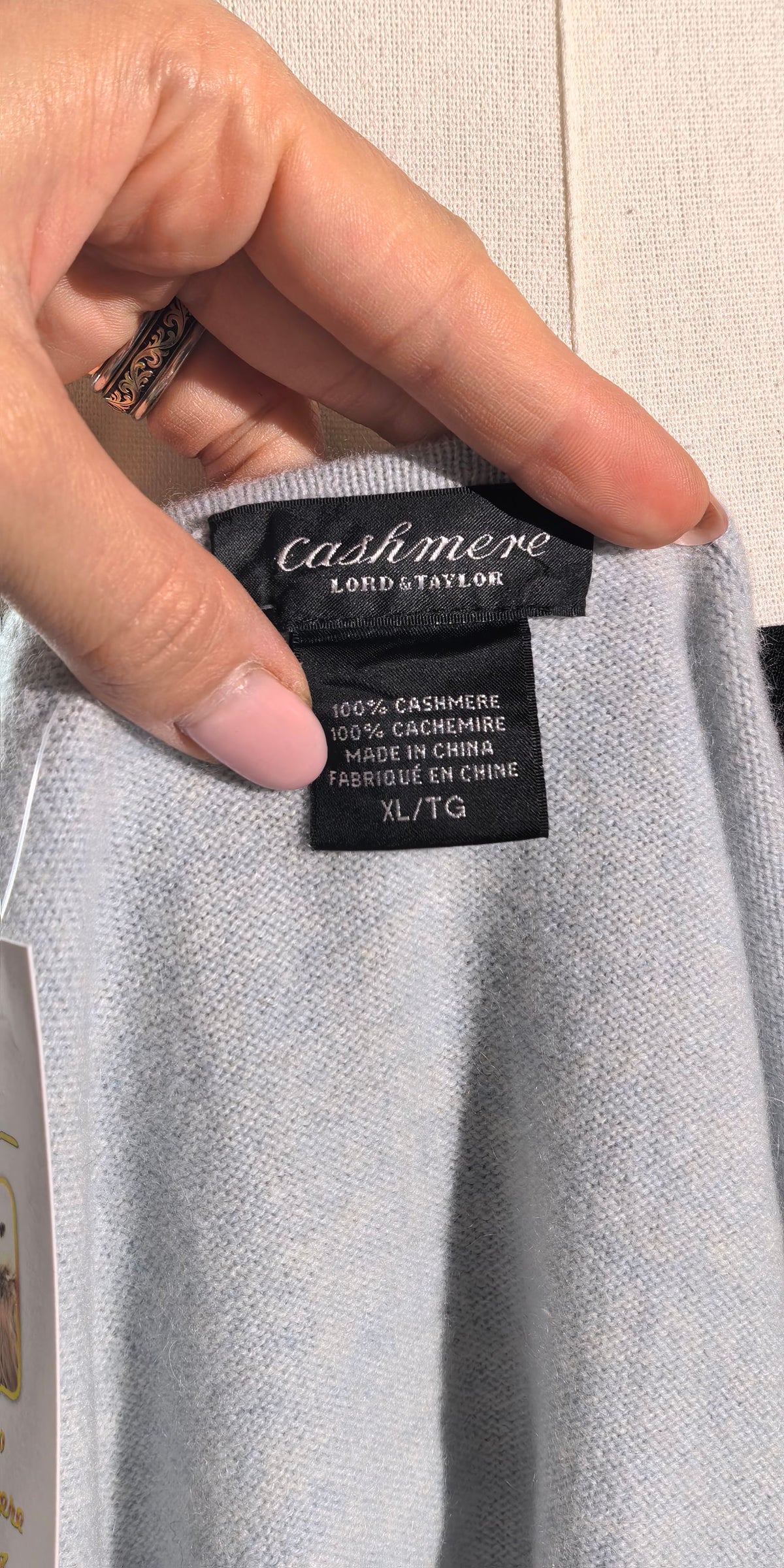 Bluza din casmir fara maneci - Lord & Taylor