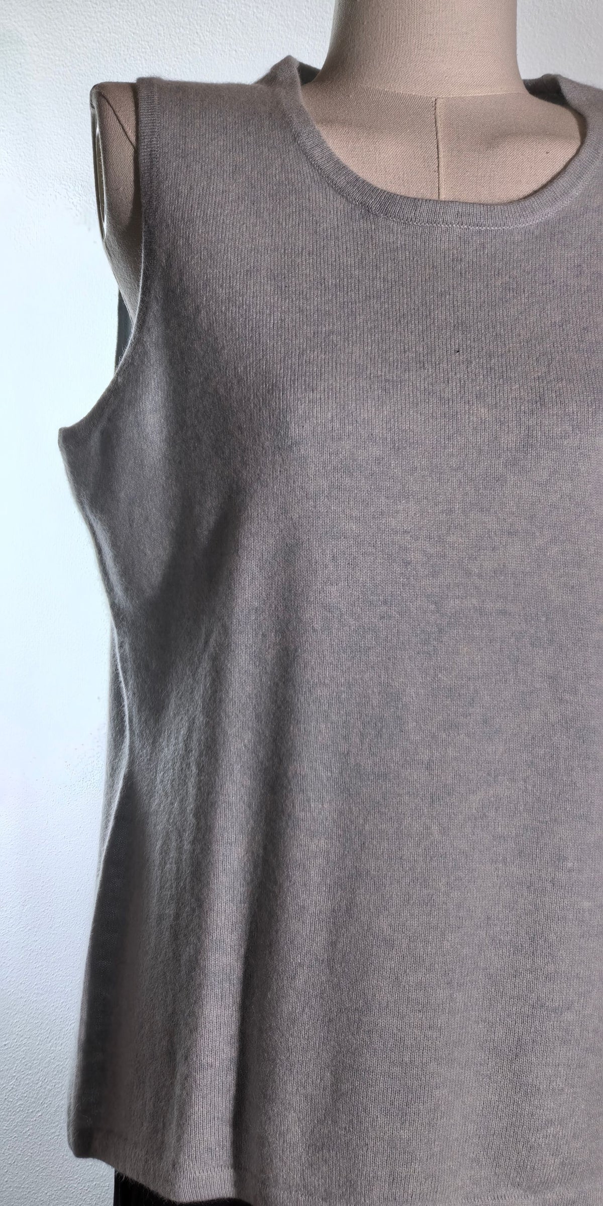 Bluza din casmir fara maneci - Lord & Taylor