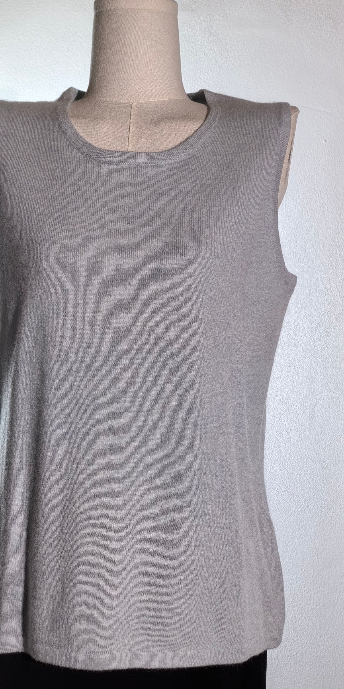 Bluza din casmir fara maneci - Lord & Taylor