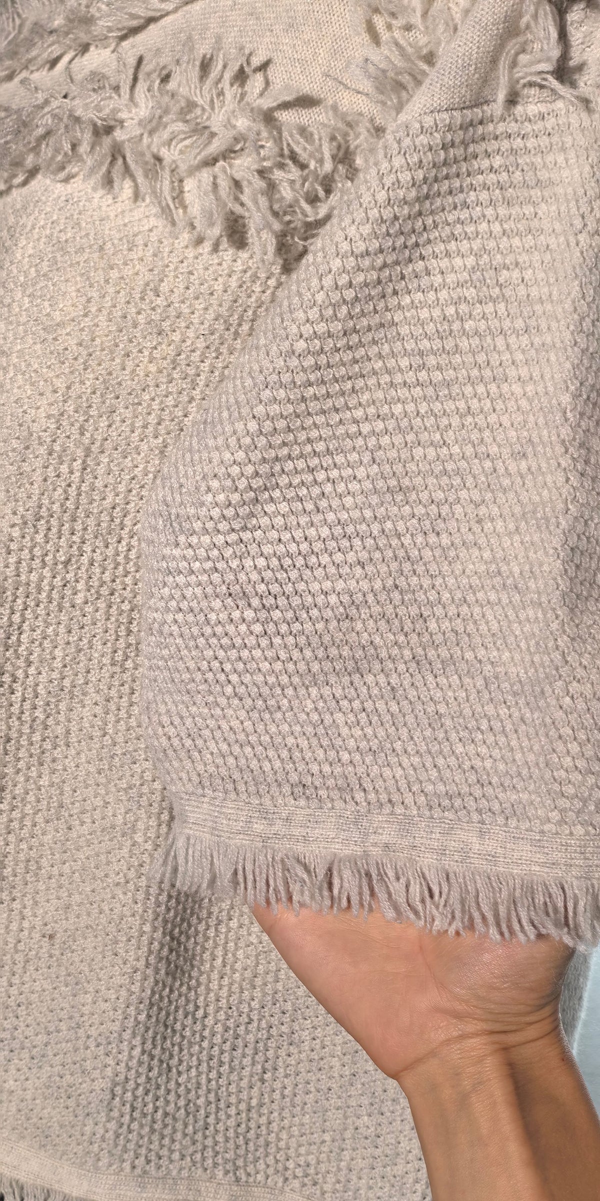 Bluza oversized din casmir gofrat - Club Monaco