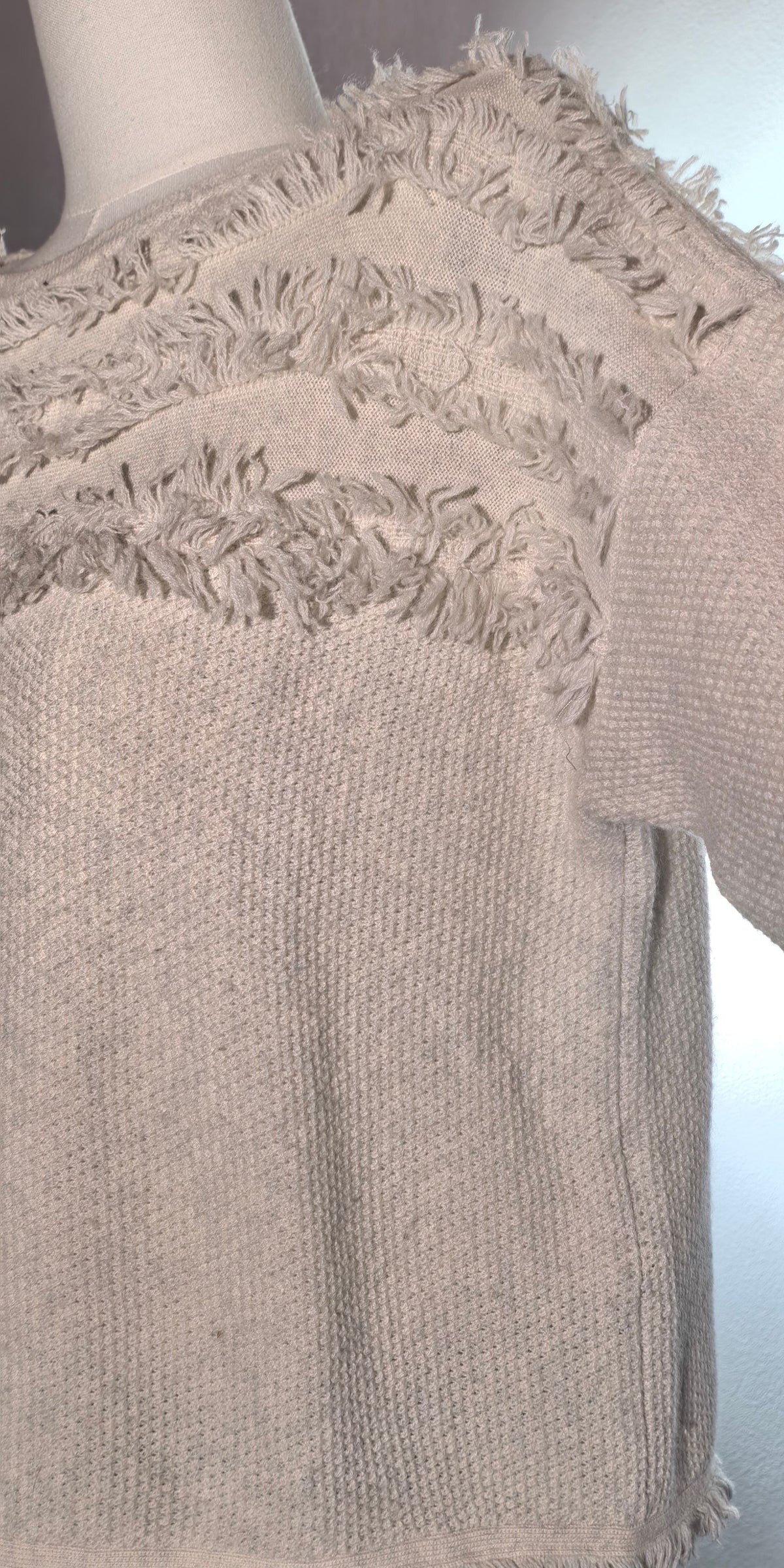Bluza oversized din casmir gofrat - Club Monaco
