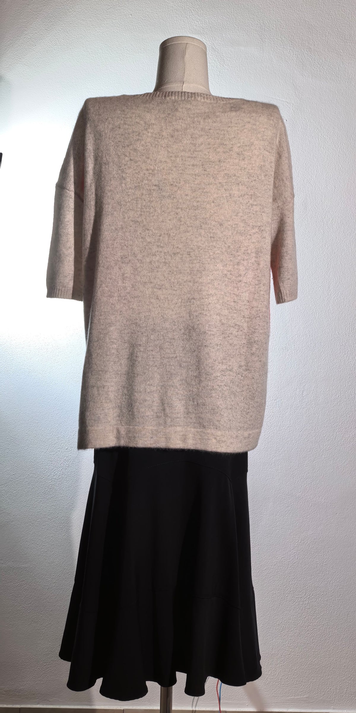 Bluza oversized din casmir - White + warren