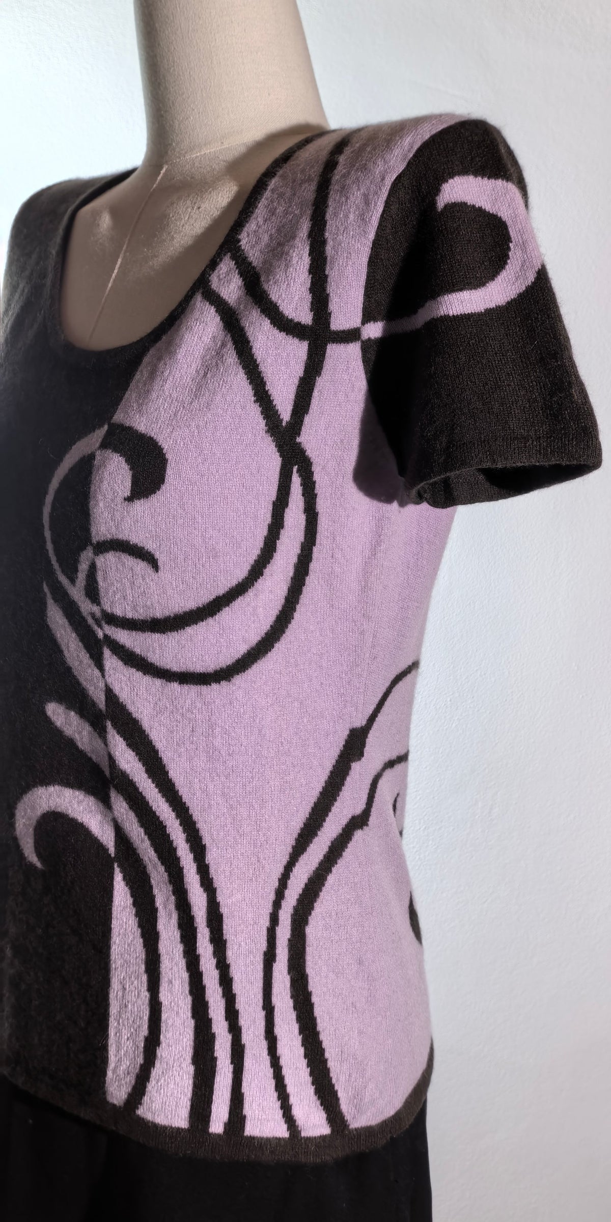 Bluza cu maneca din casmir - Indigo Palma