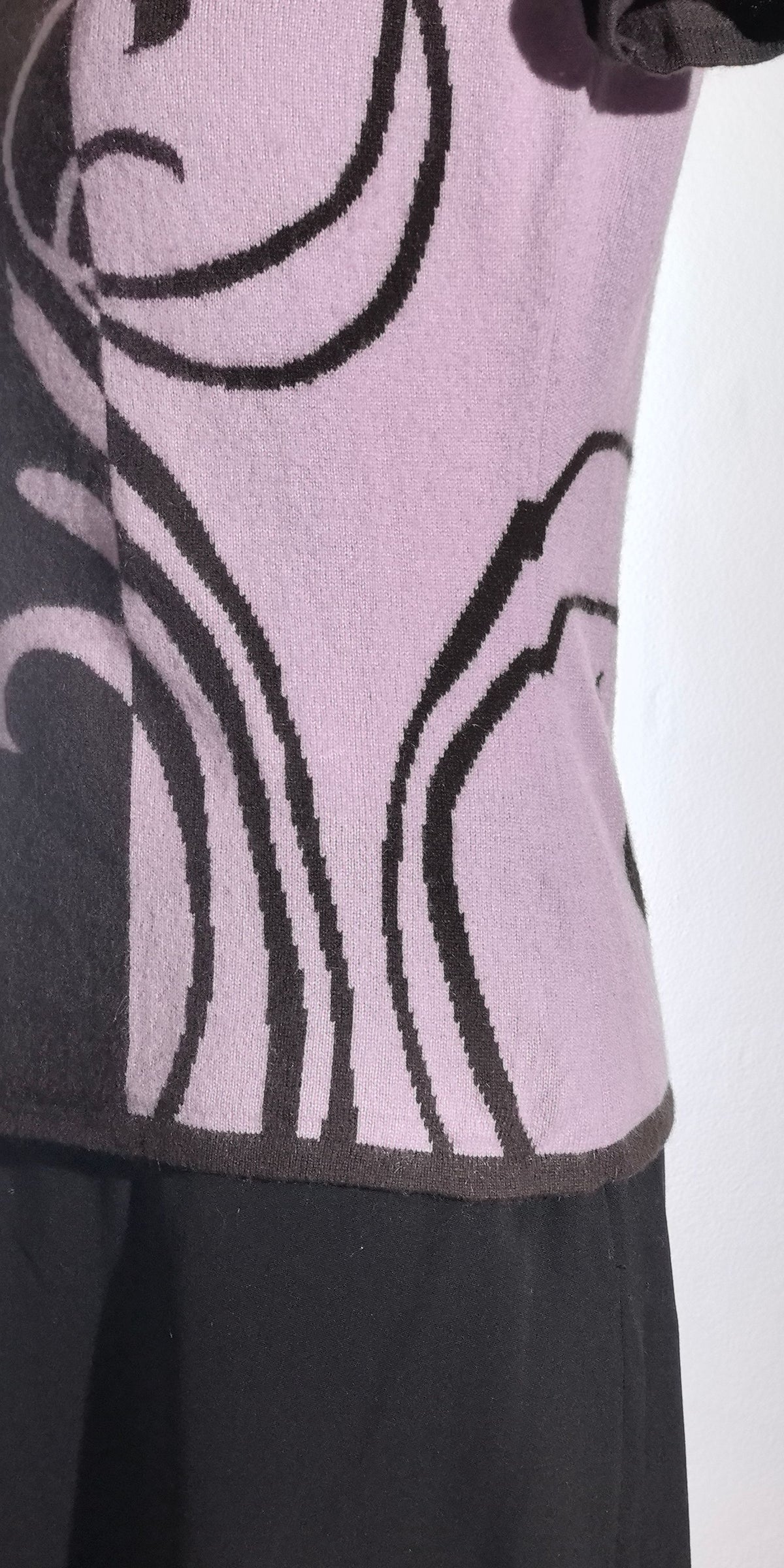 Bluza cu maneca din casmir - Indigo Palma