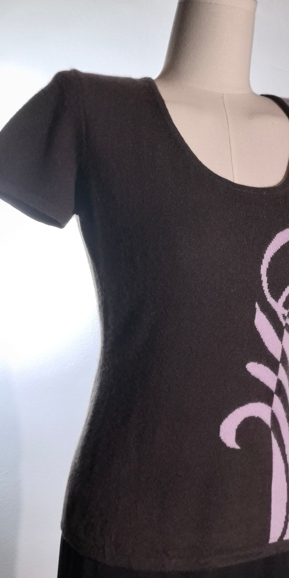 Bluza cu maneca din casmir - Indigo Palma