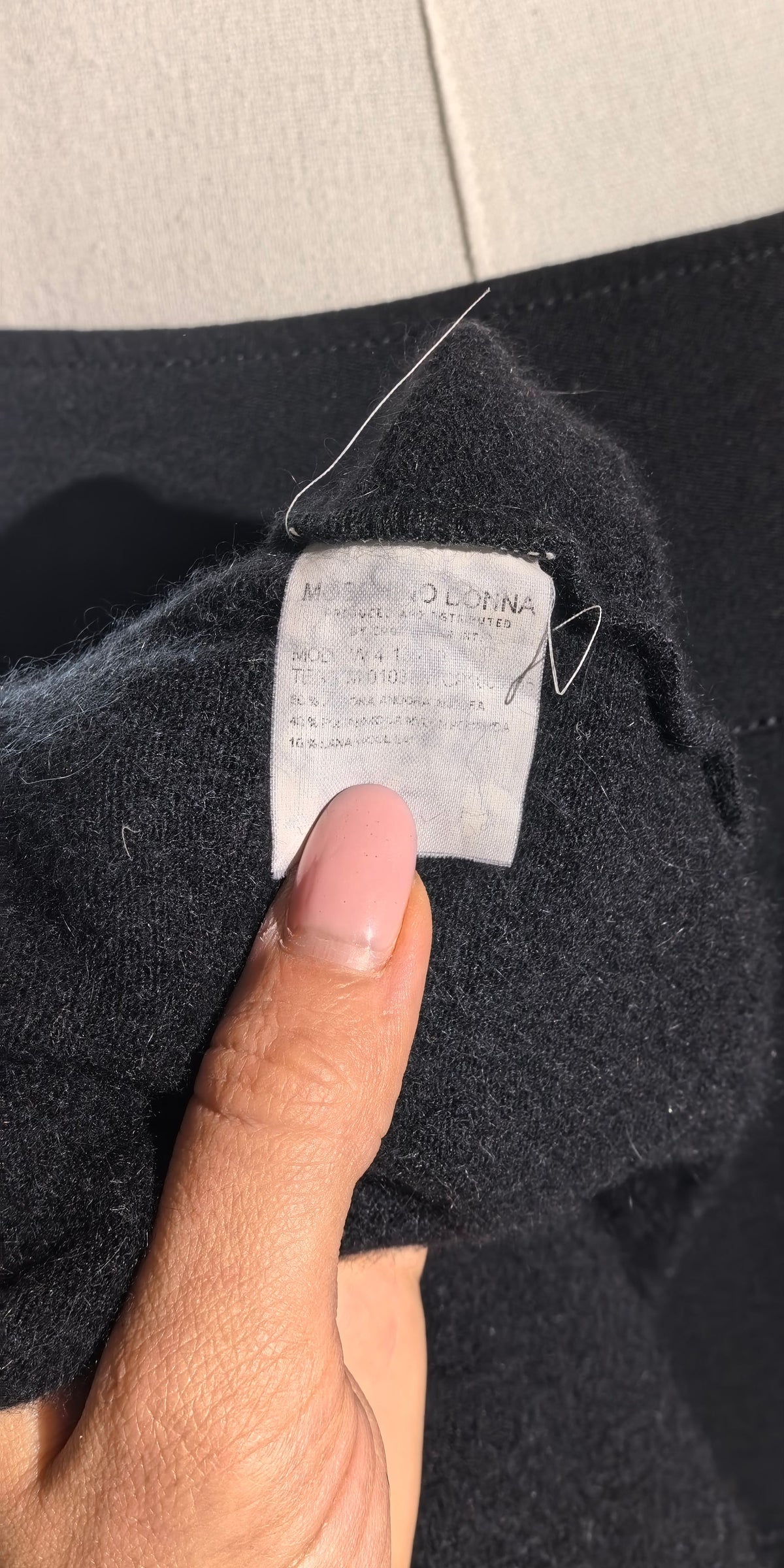 Top din lana si angora - Moschino