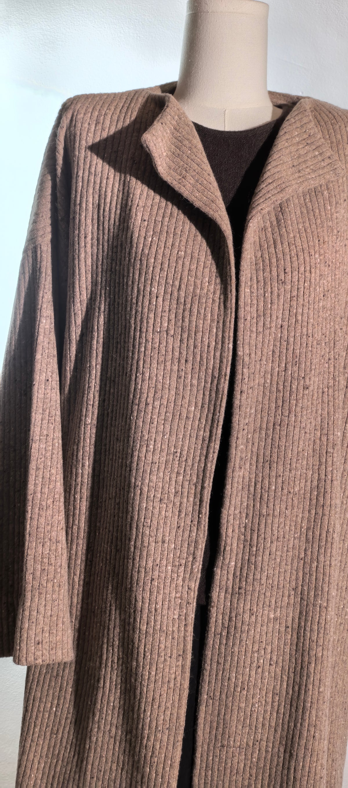 Blazer oversized din blend de lana