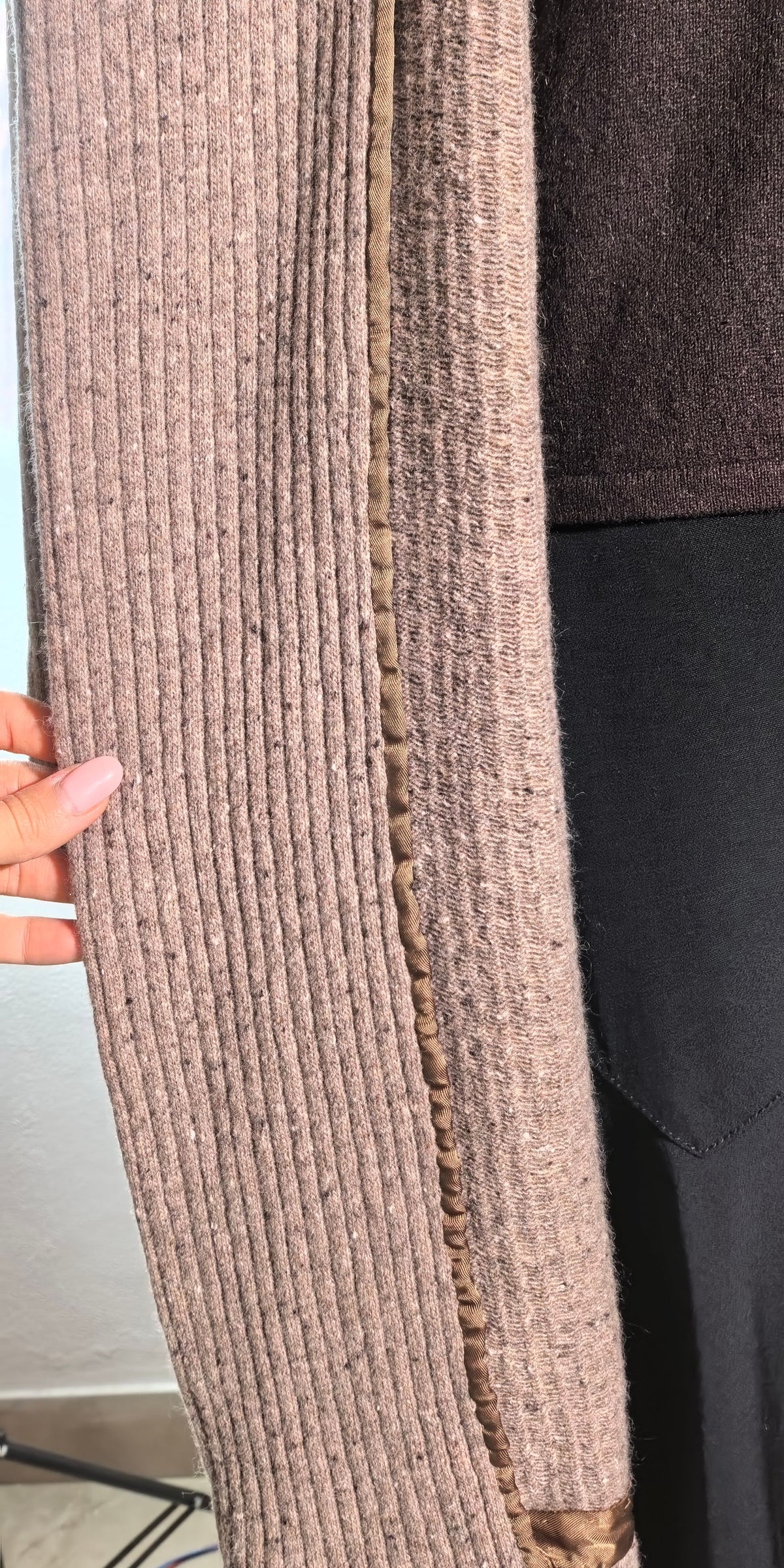 Blazer oversized din blend de lana