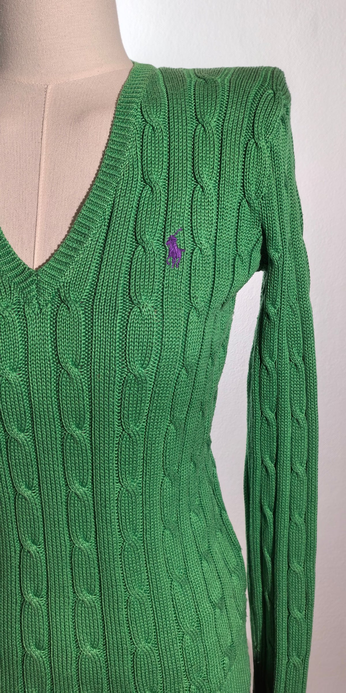 Bluza tricotata cu torsade - Polo Ralph Lauren